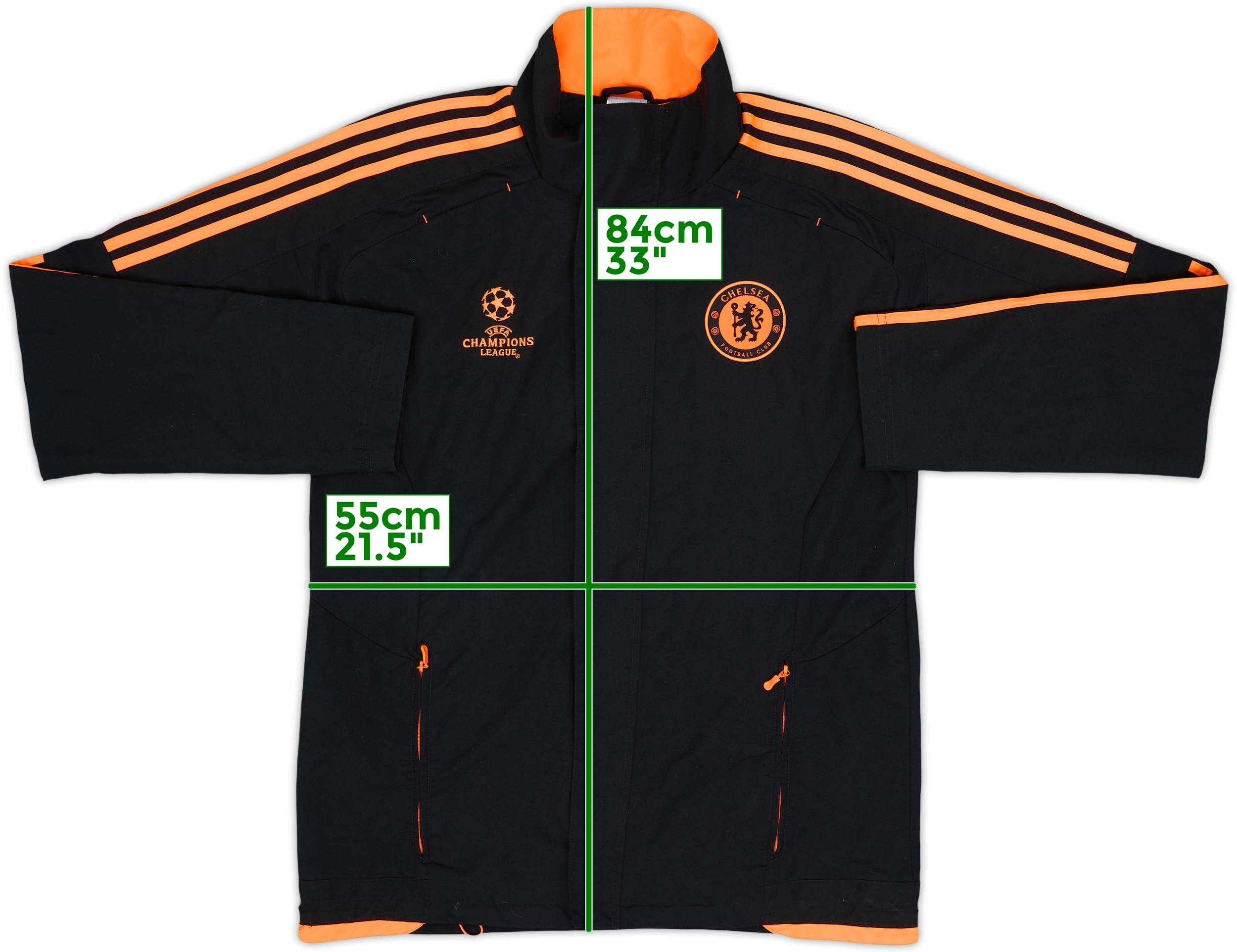 2011-12 Chelsea CL adidas Track Jacket - 9/10 - (L)