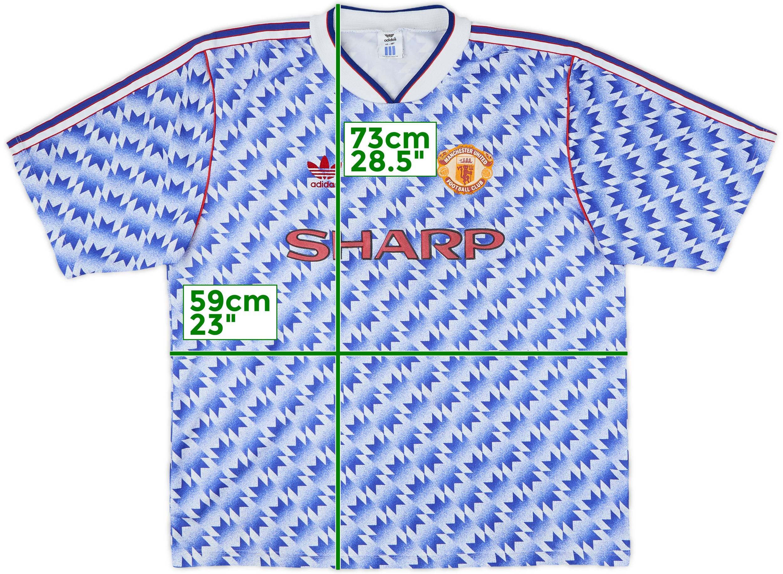 1990-92 Manchester United Away Shirt 8/10 (L/XL)