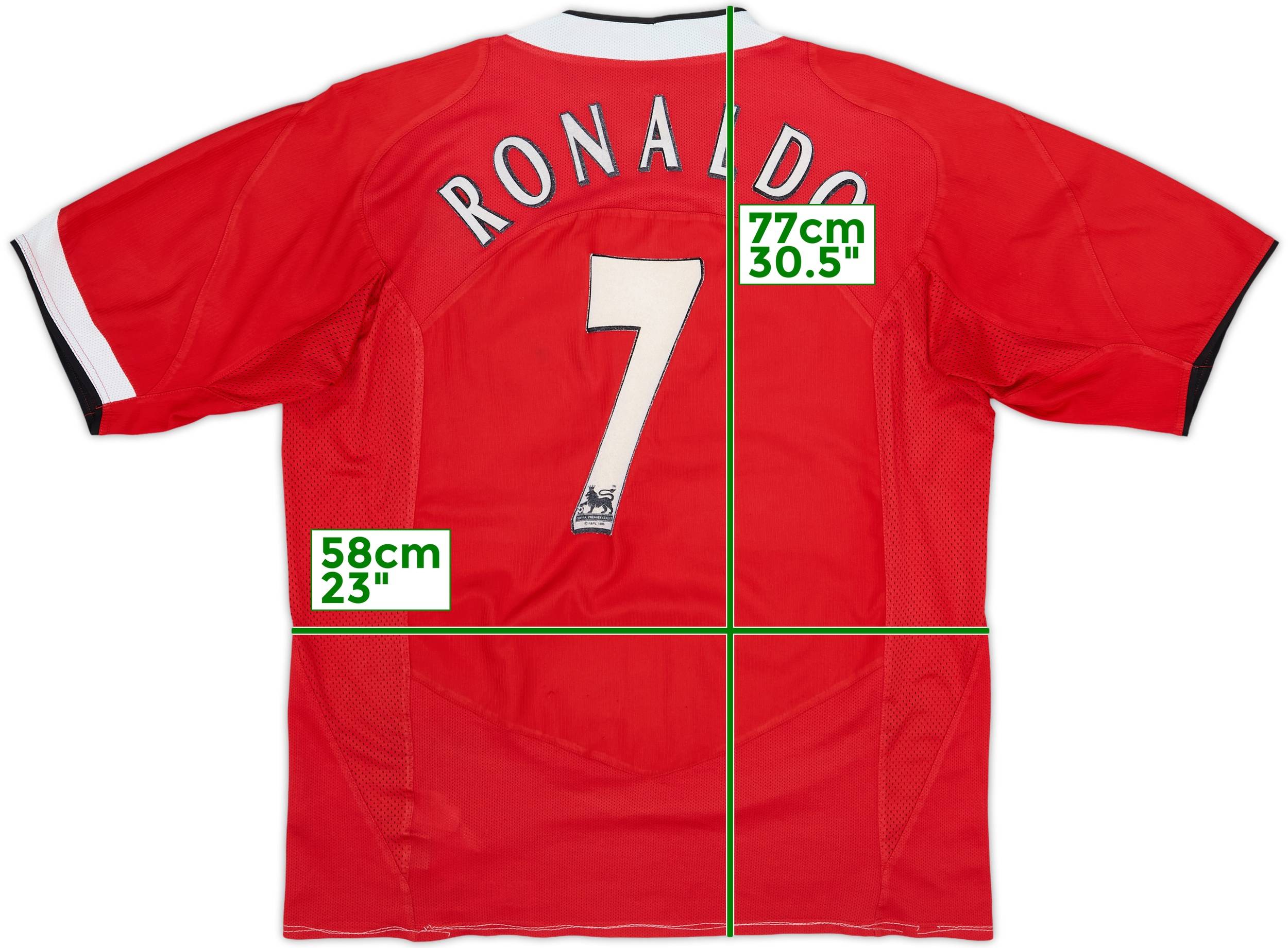 2004-06 Manchester United Home Shirt Ronaldo #7 - 4/10 - (XL)