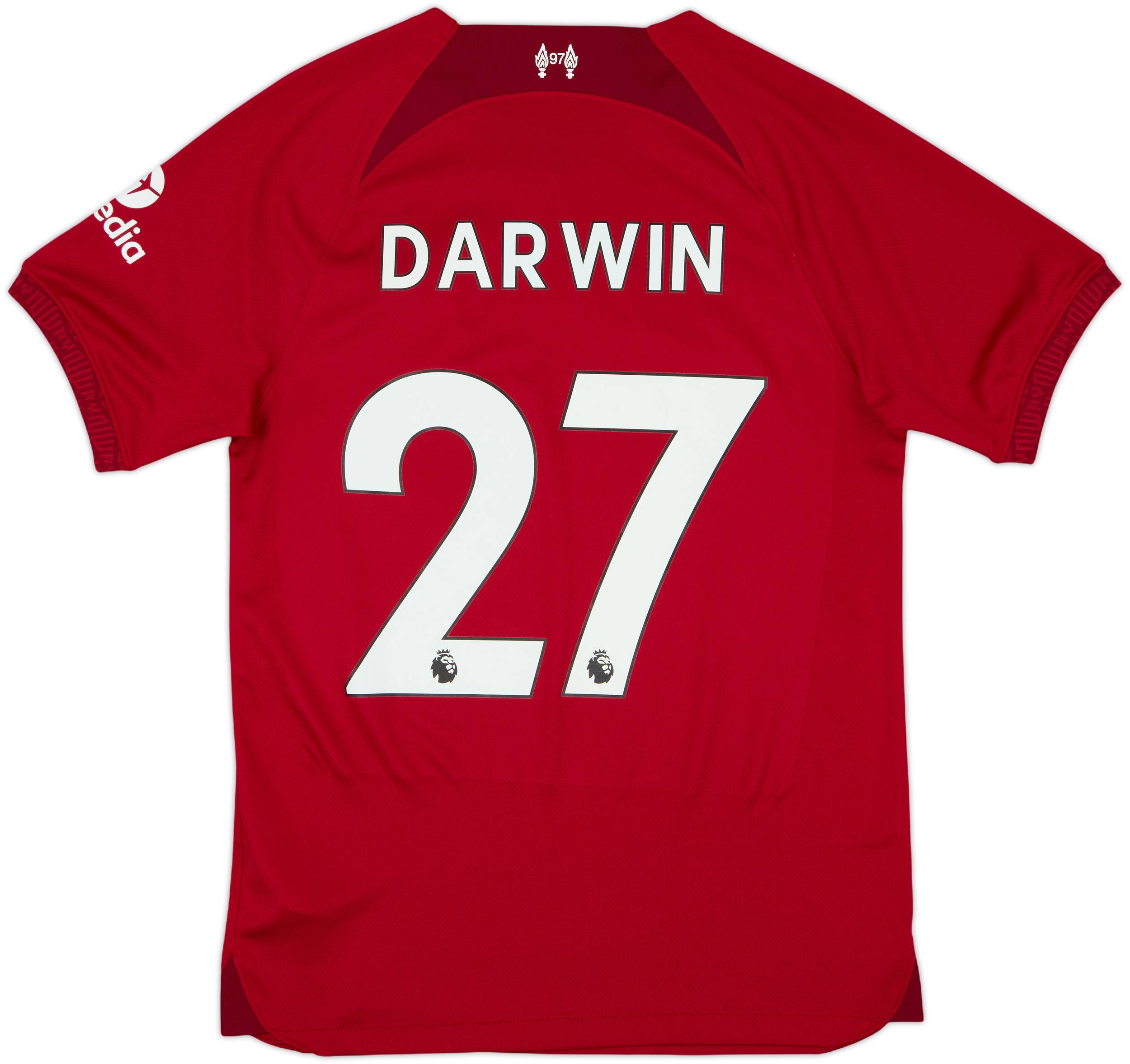 2022-23 Liverpool Home Shirt Darwin #27 - 9/10 - (S)