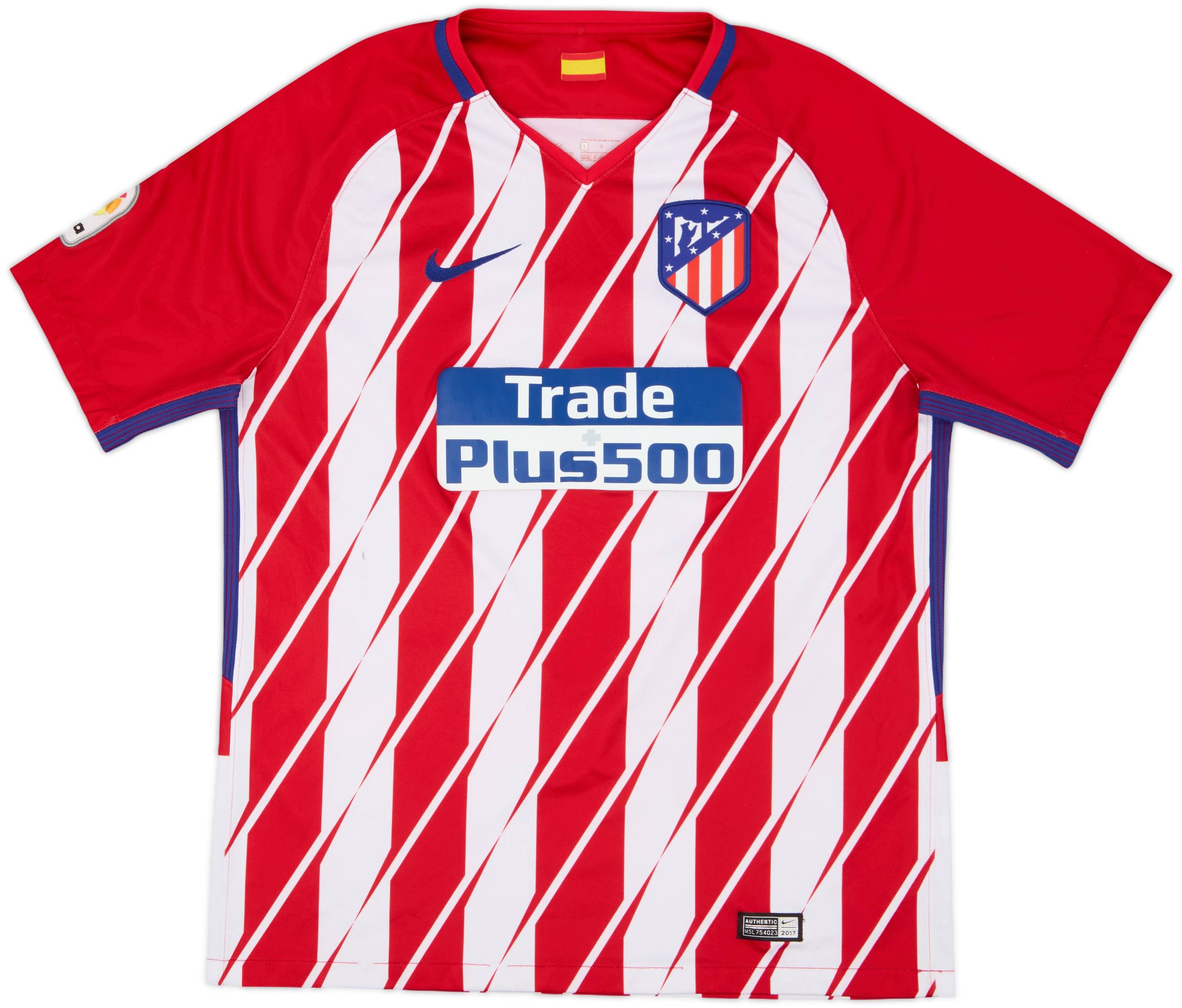 2017-18 Atletico Madrid Home Shirt F.Torres #9 - 6/10 - (L)