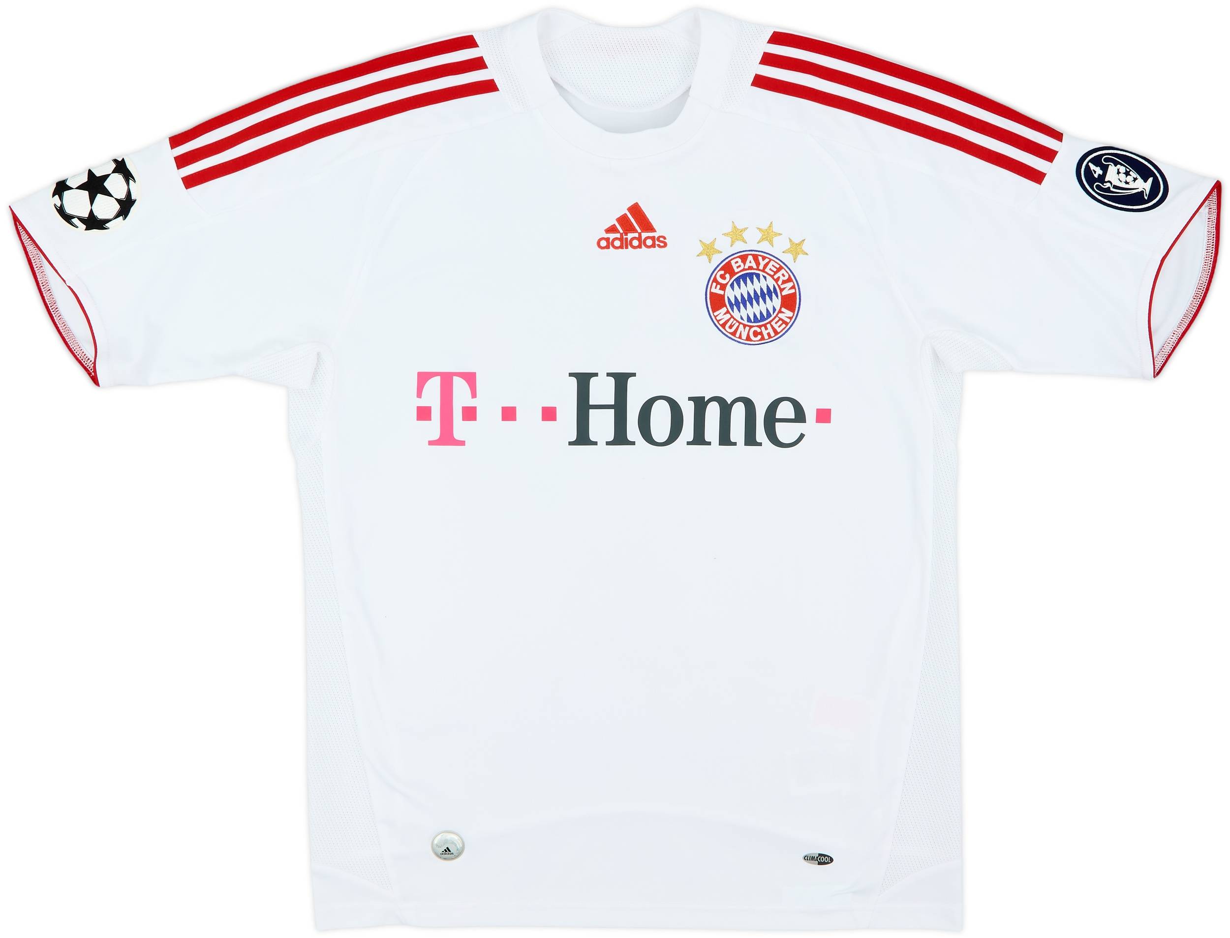 adidas Bayern Munich シャツホワイト 2008-09 Bayern Munich Third Shirt - 8/10 - (M)