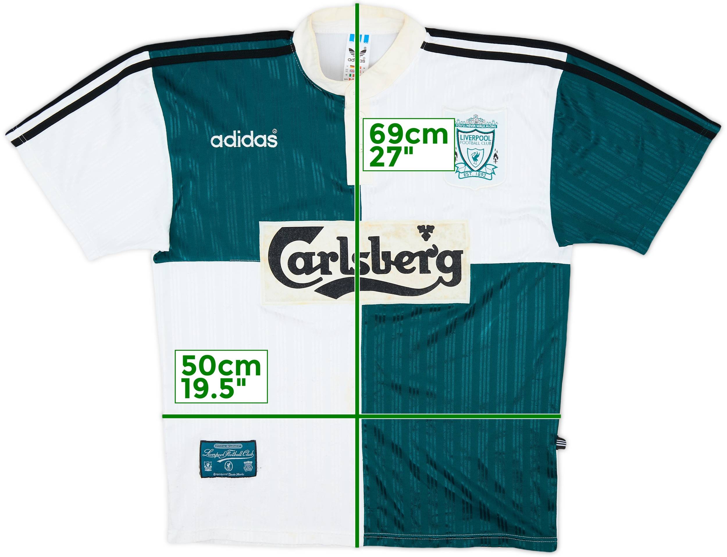 1995-96 Liverpool Away Shirt - 7/10 - (M)