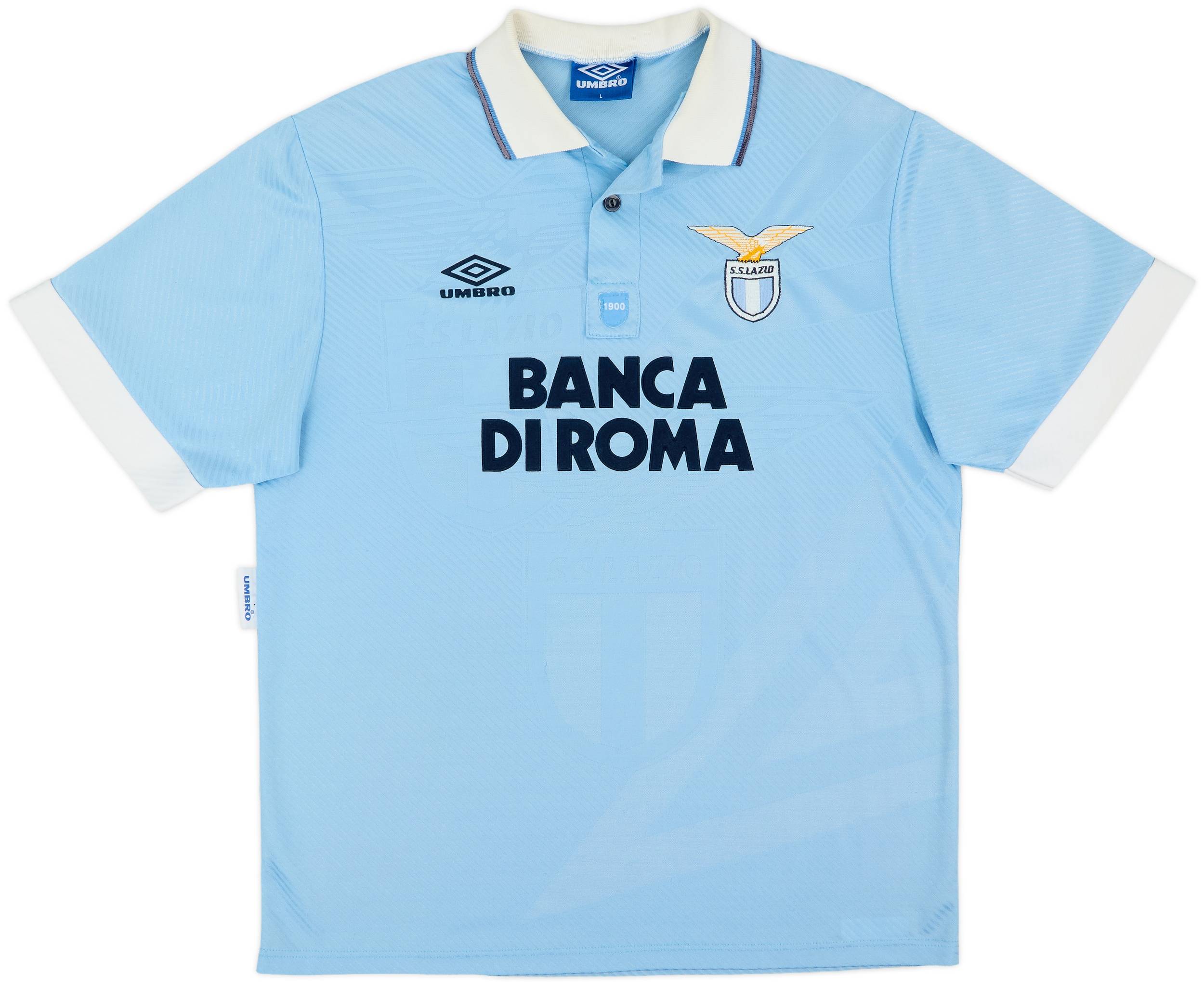 1993-95 Lazio Home Shirt - 8/10 - (L)