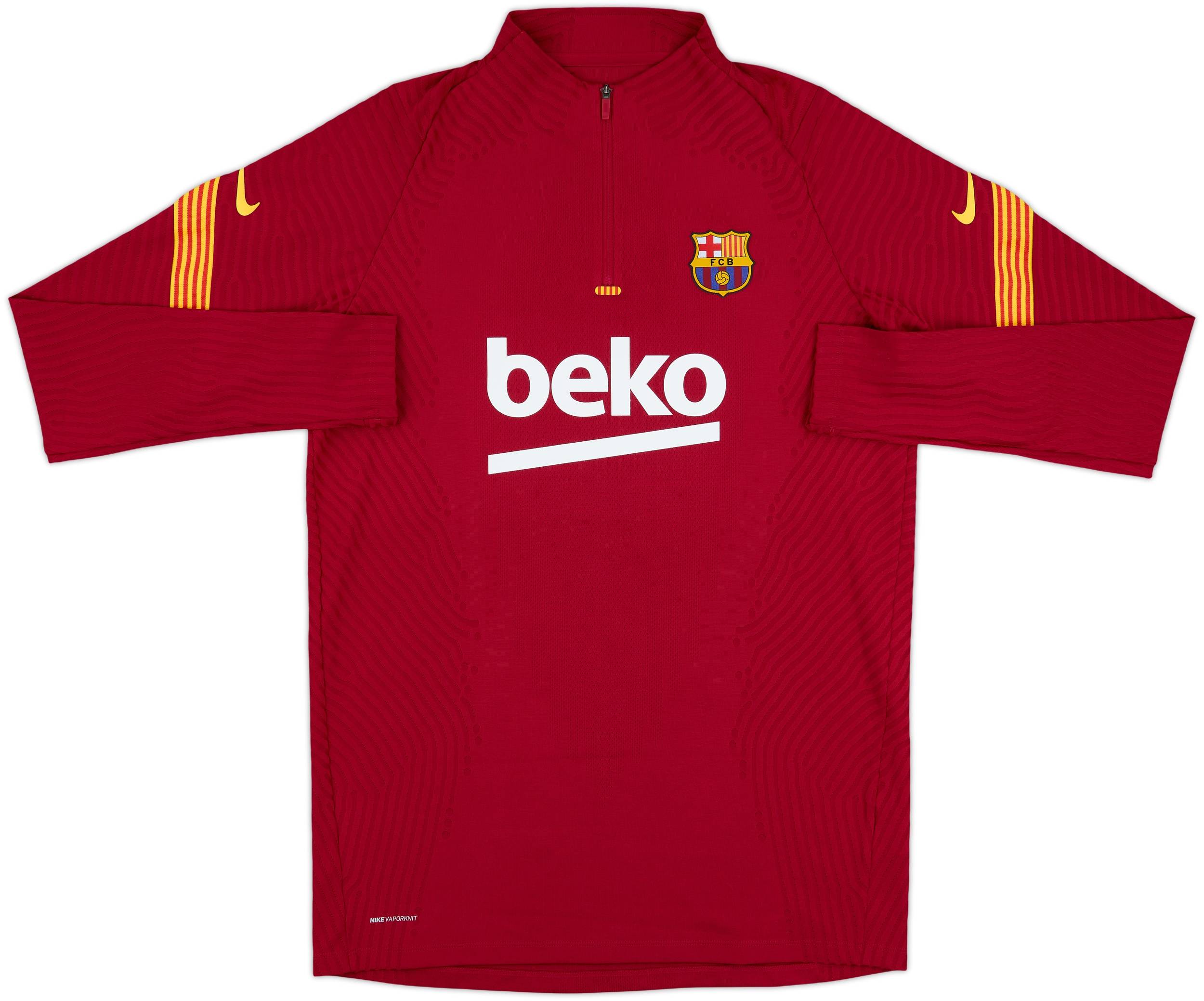 2020-21 Barcelona Nike Vaporknit 1/4 Zip Drill Top - 8/10 - (L)