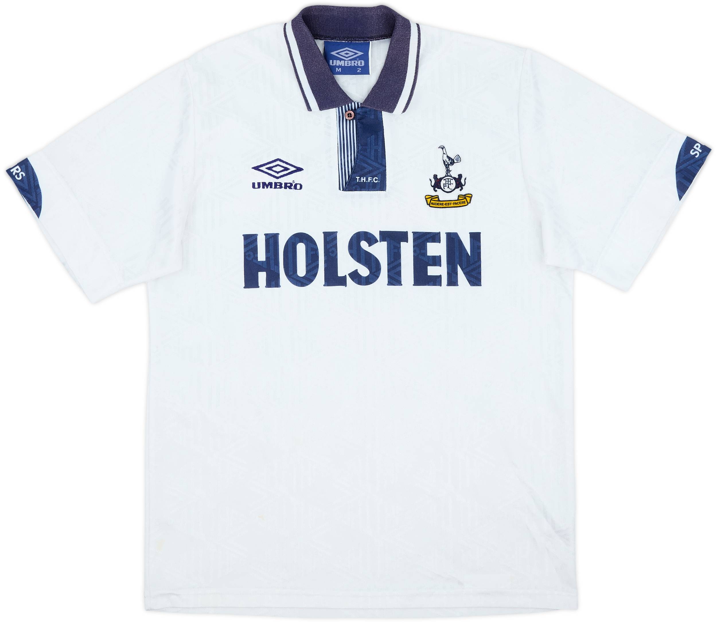 ウェア Tottenham 1991/93  Uniform 1991-93 Tottenham Home Shirt - 8/10 - (M)