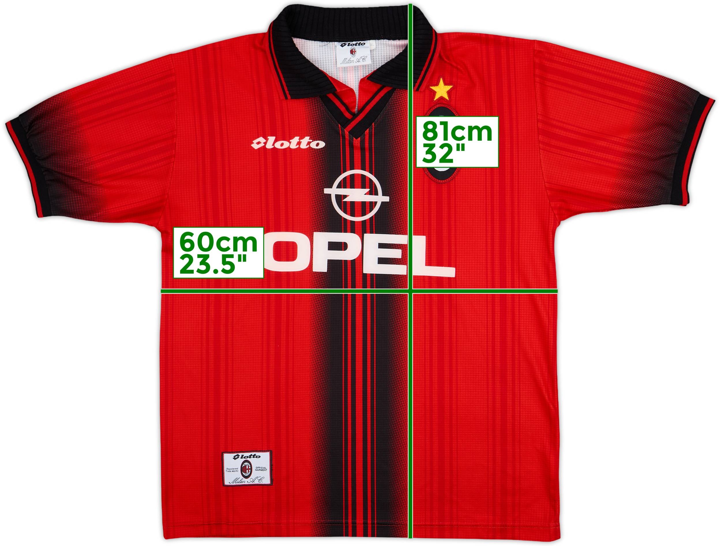 1997-98 AC Milan Fourth Shirt - 8/10 - (XL)