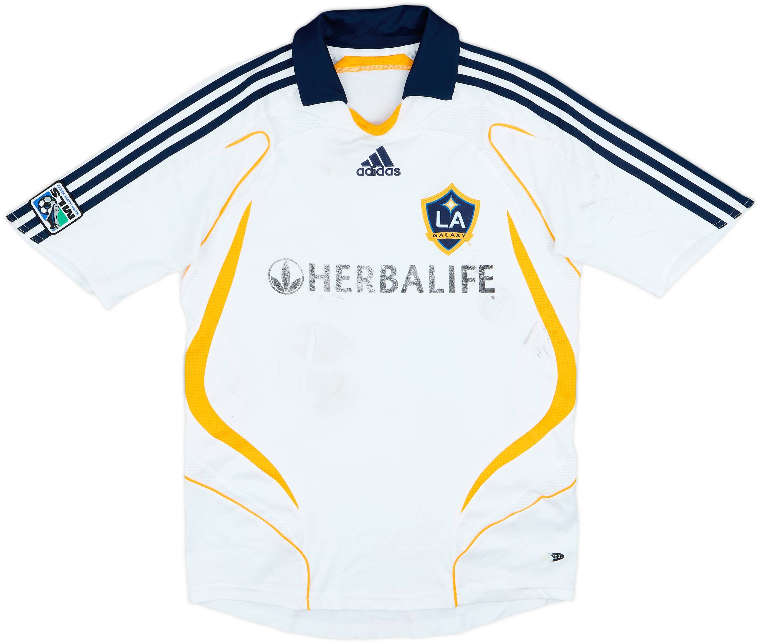 2007-08 LA Galaxy Home Shirt Beckham #23 - 3/10 - (S)