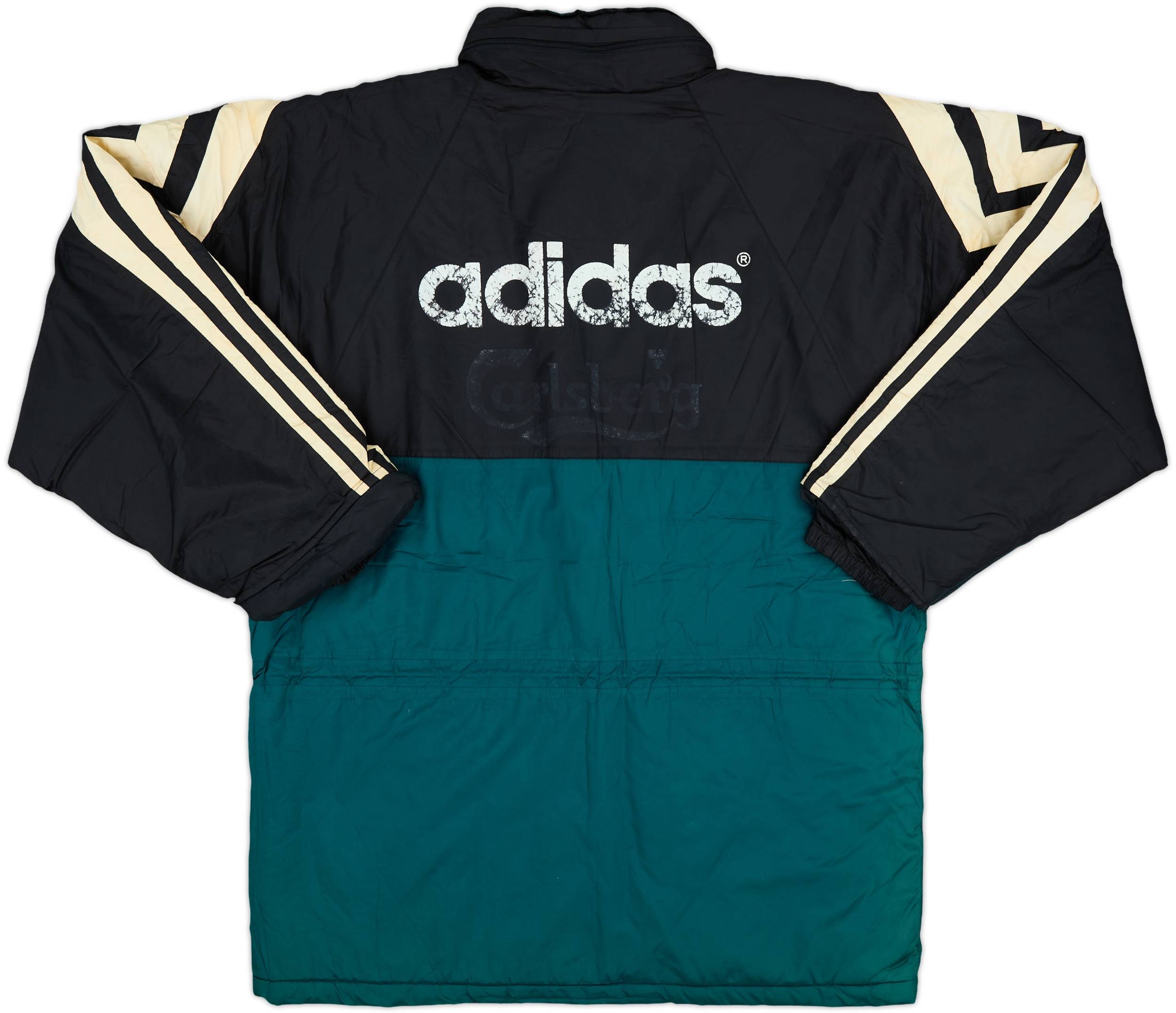 1995-96 Liverpool adidas Padded Bench Coat - 5/10 - (M)