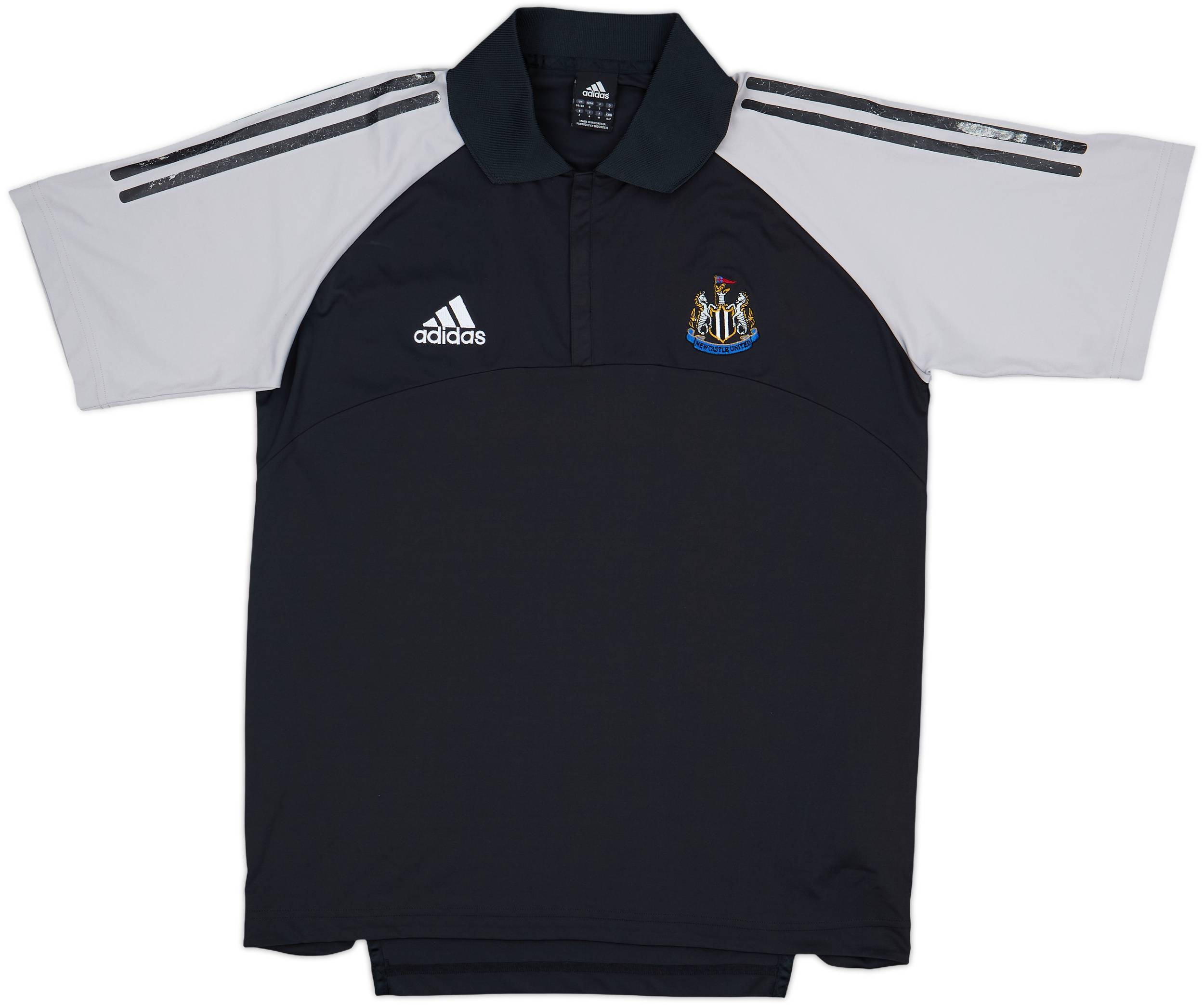 2002-03 Newcastle United adidas 1/4 Zip Polo Shirt - 6/10 - (S/M)