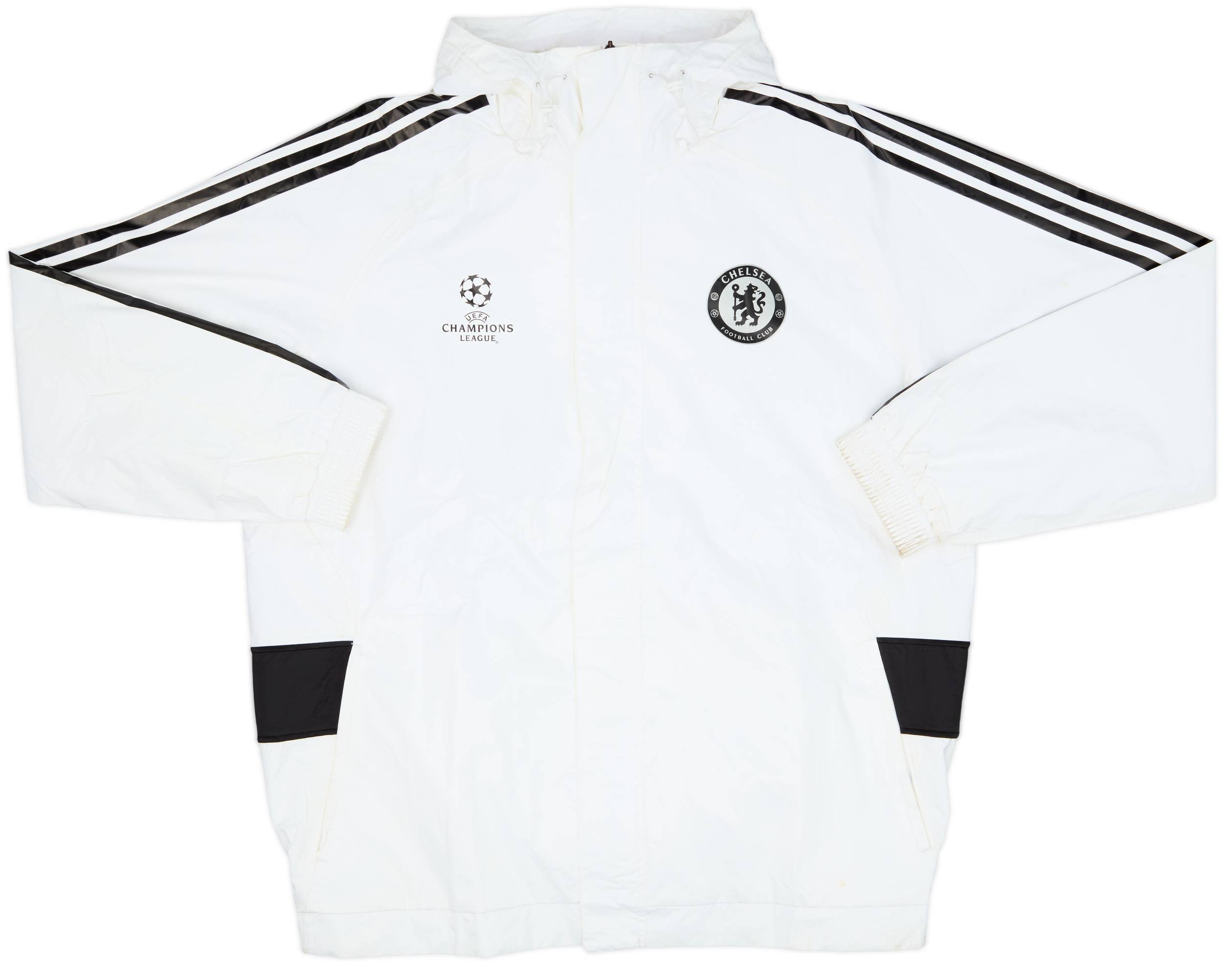 2013-14 Chelsea adidas CL Hooded Rain Jacket - 8/10 - (XXL)
