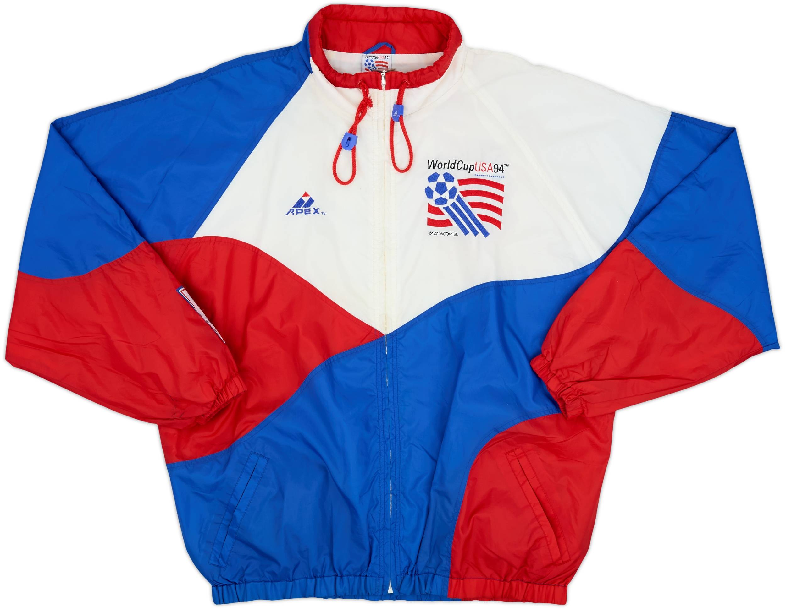1994 World Cup USA 94 Apex Track Jacket - 7/10 - (XL)
