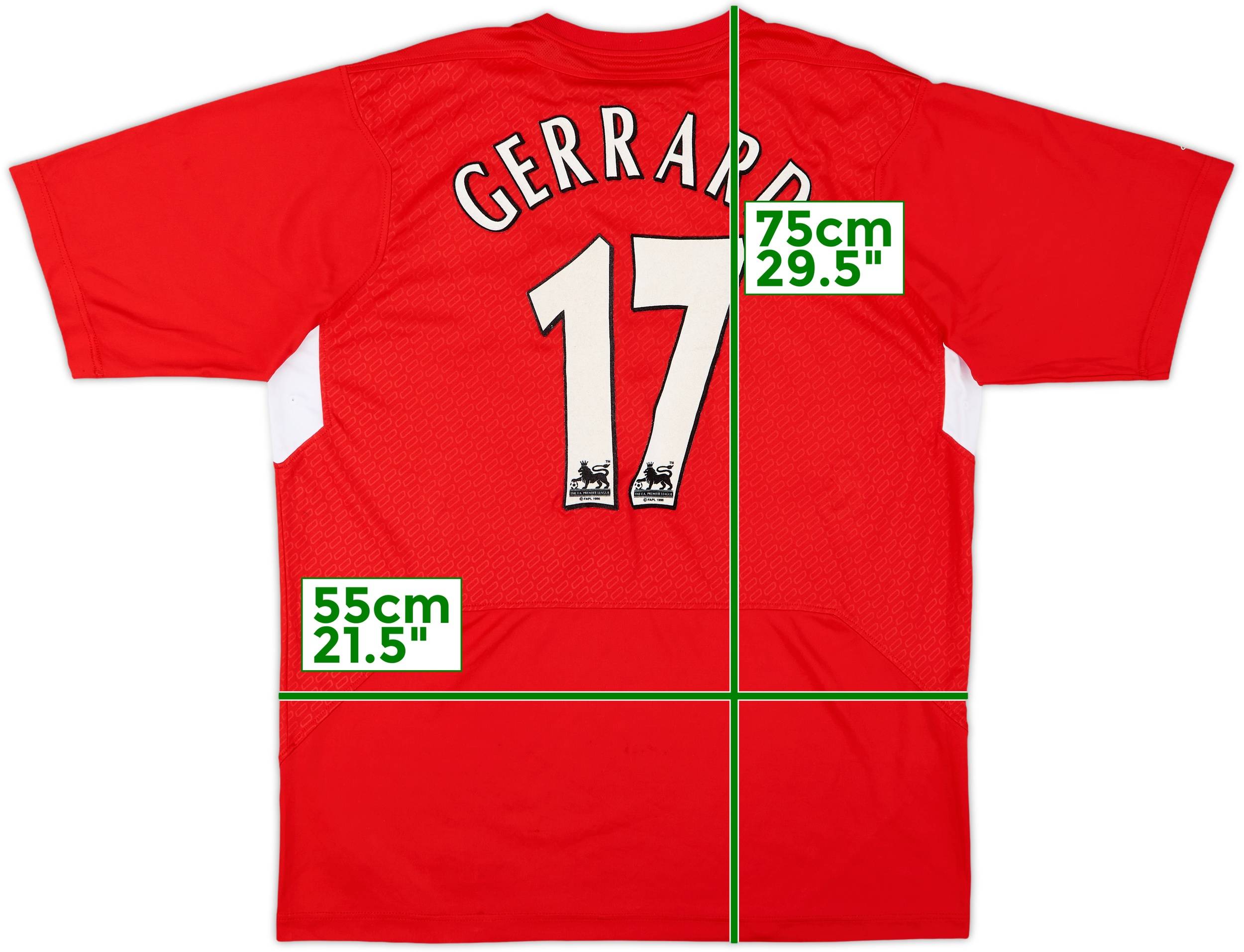 2004-06 Liverpool Home Shirt Gerrard #17 - 4/10 - (L)