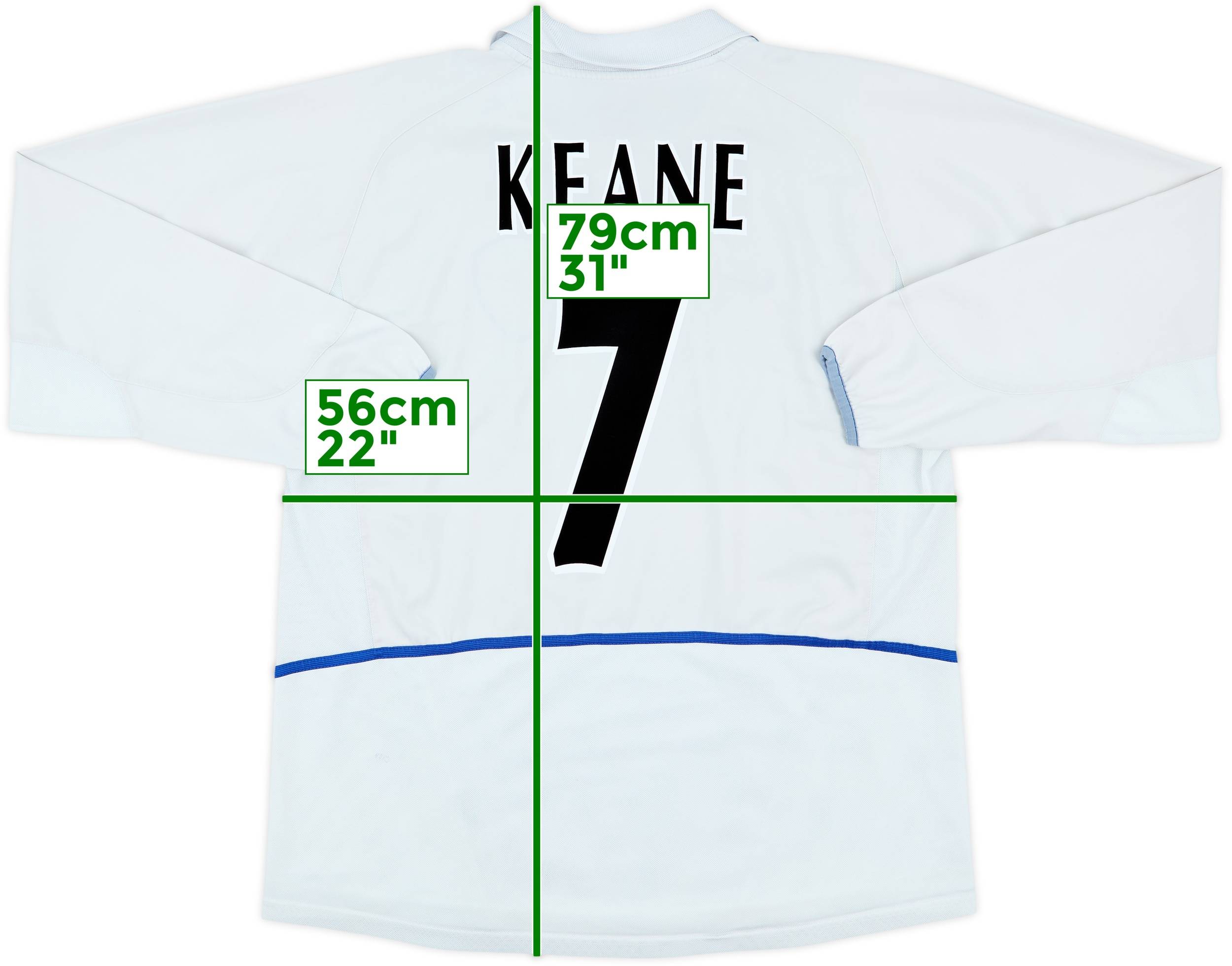 2002-03 Leeds United Home L/S Shirt Keane #7 - 5/10 - (XL)