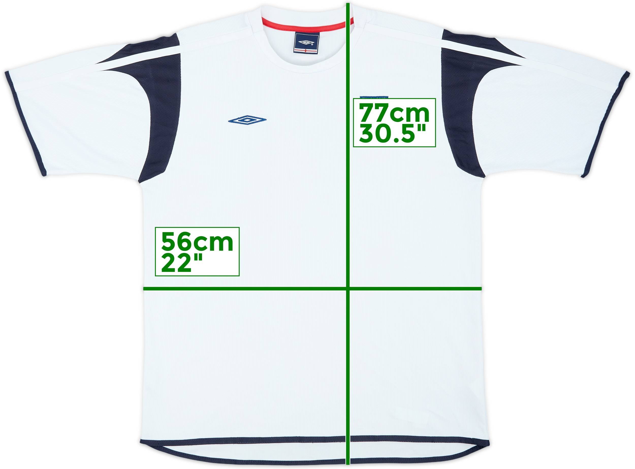 2004-06 England Umbro Training Shirt - 7/10 - (L)