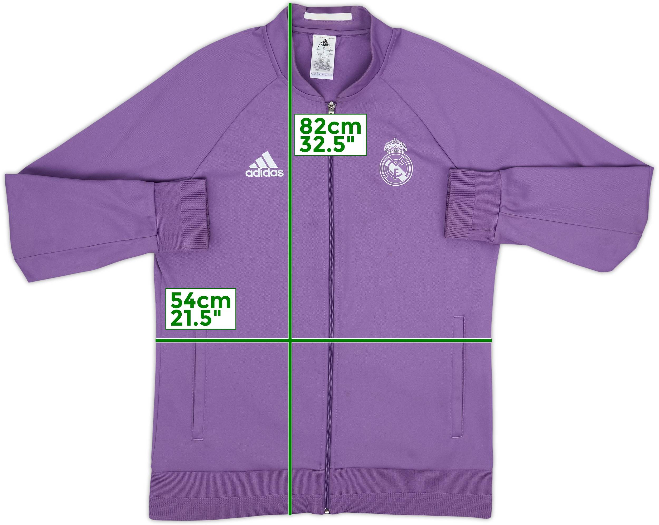 2016-17 Real Madrid adidas Track Jacket - 6/10 - (L)