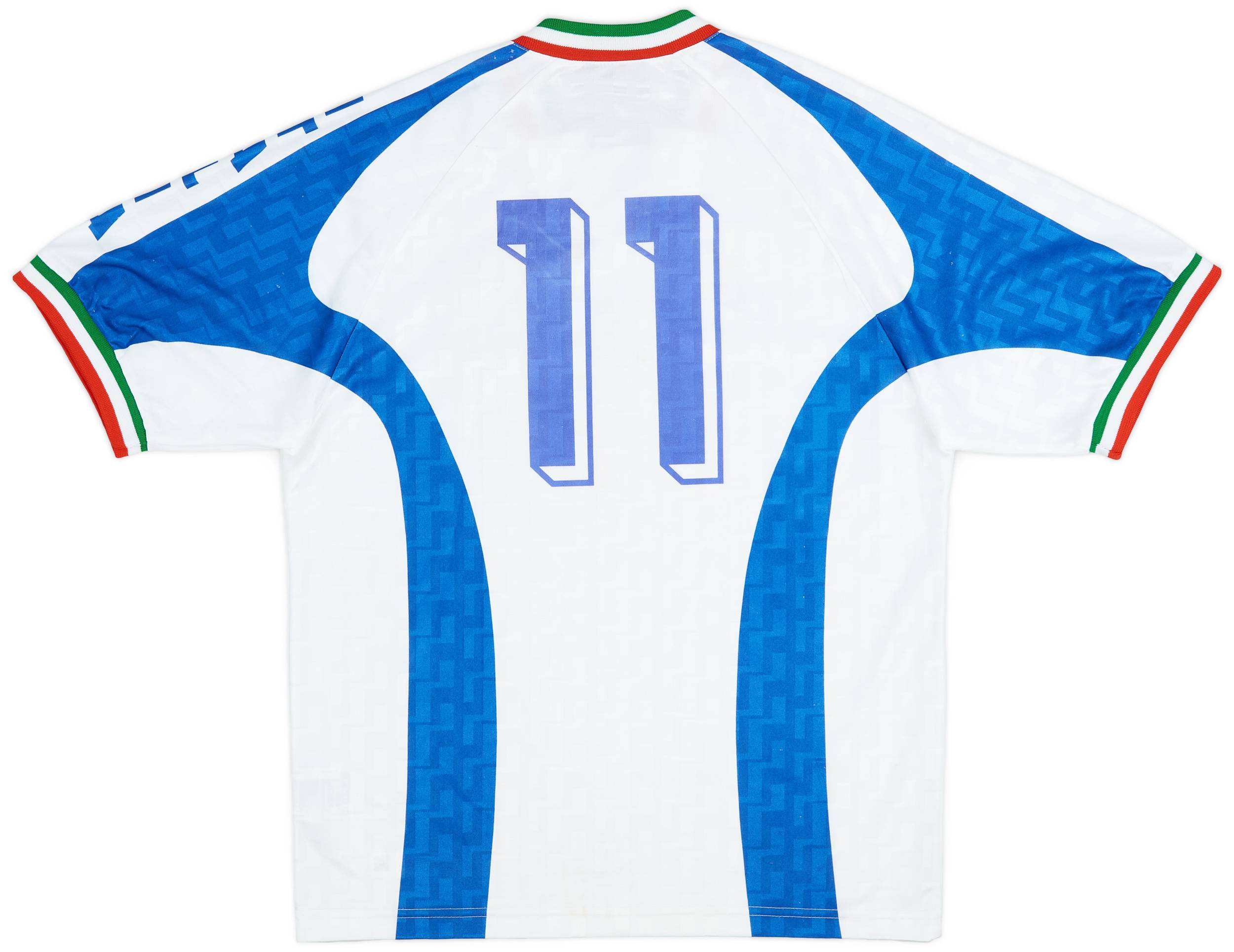 1996-97 Italy Nike Training Shirt #11 - 9/10 - (M)