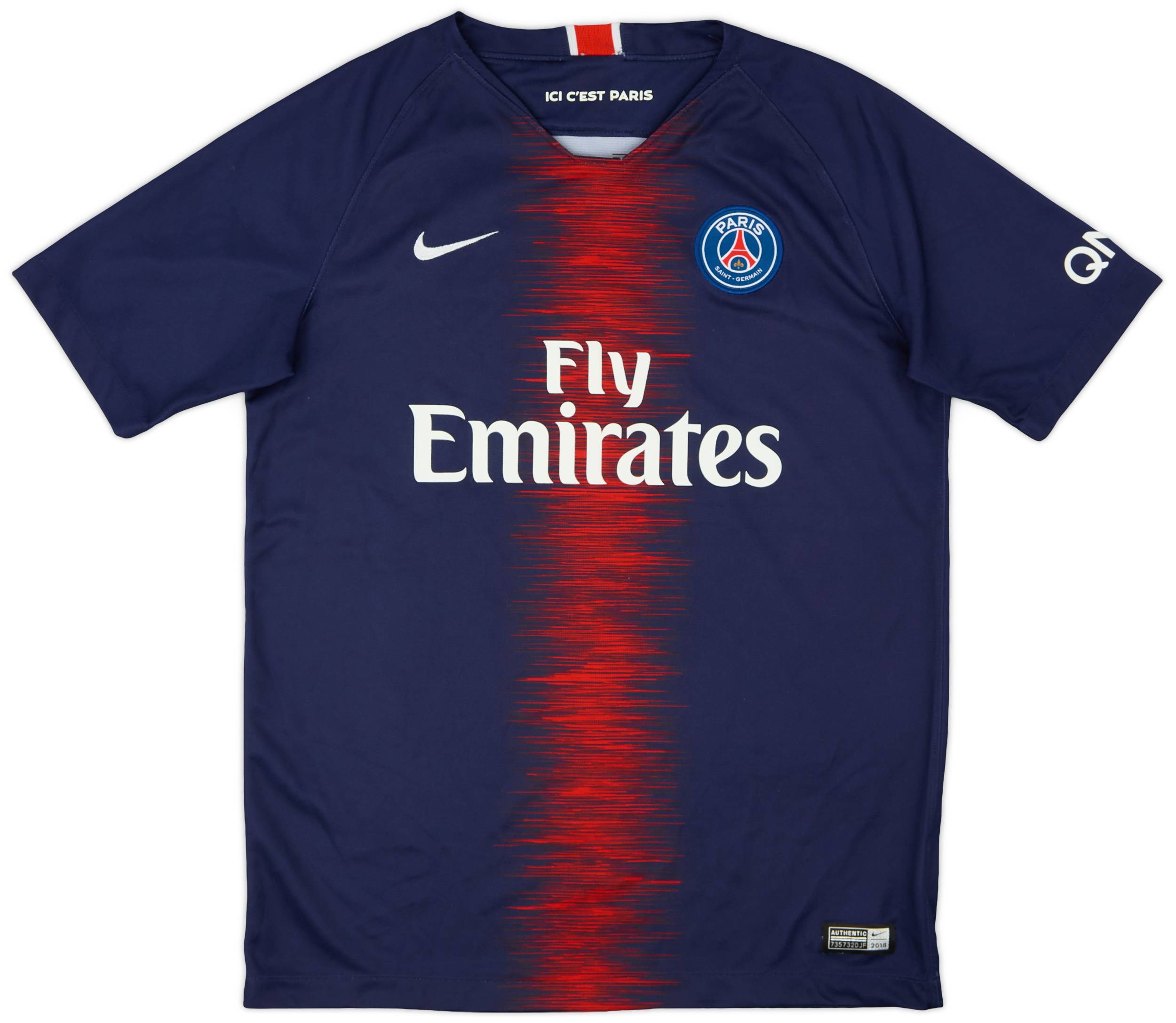 2018-19 Paris Saint-Germain Home Shirt - 9/10 - (XL.Boys)