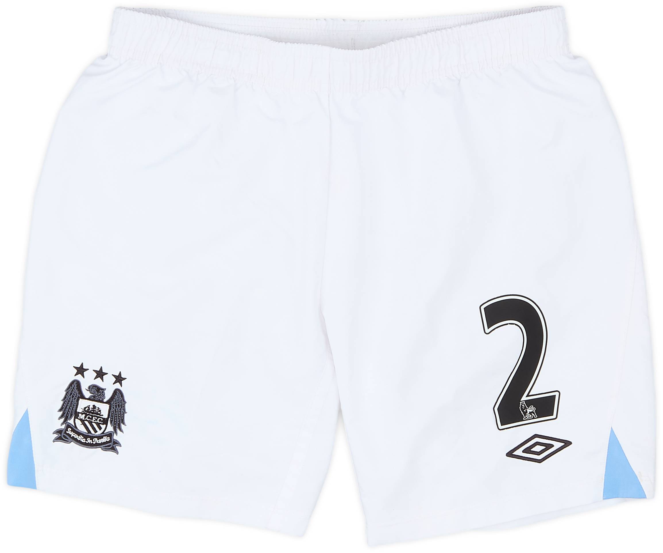 2012-13 Manchester City Player Issue Home Shorts #2 - 6/10 - (XL.Boys)