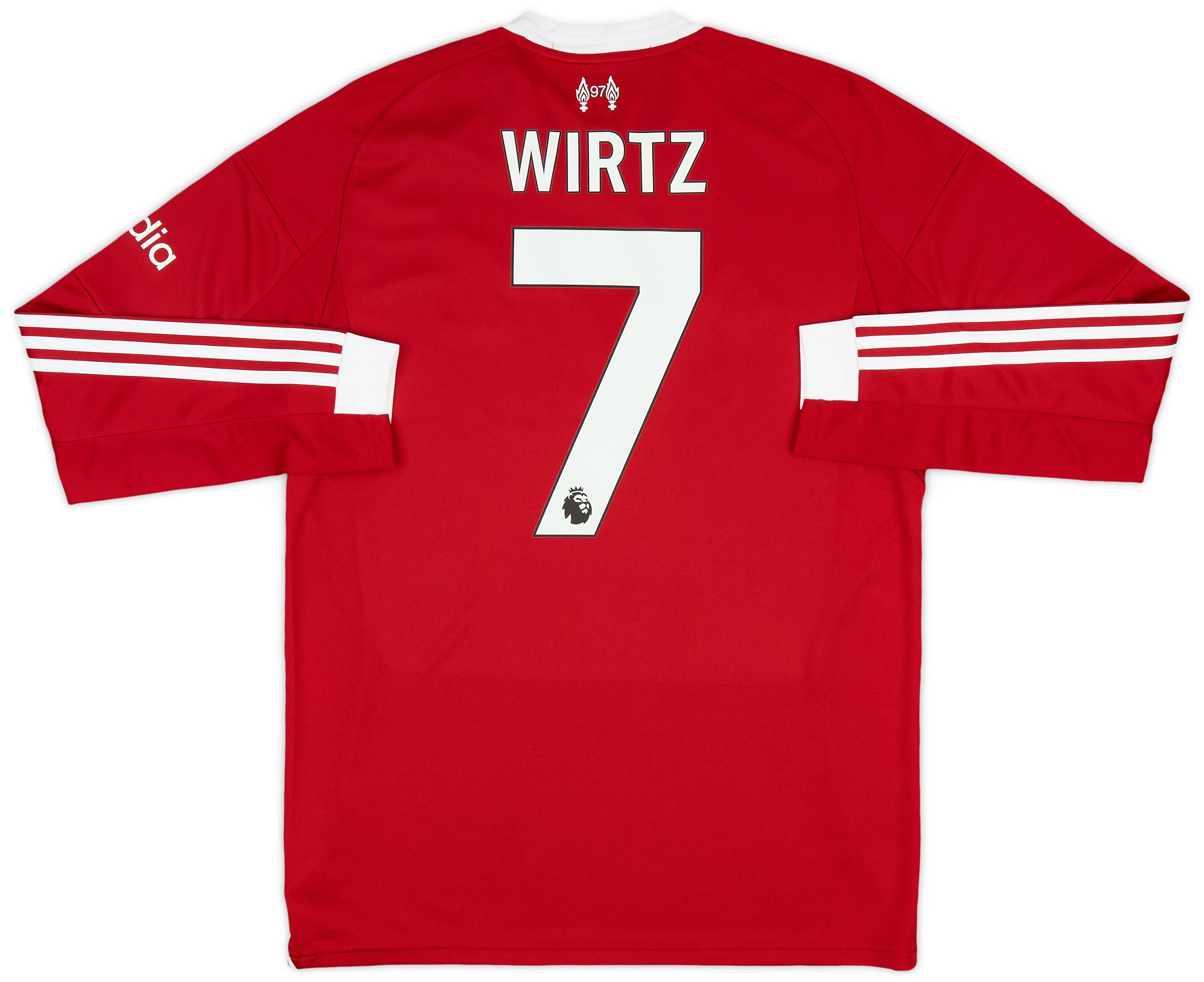 2025-26 Liverpool Home L/S Shirt Wirtz #7