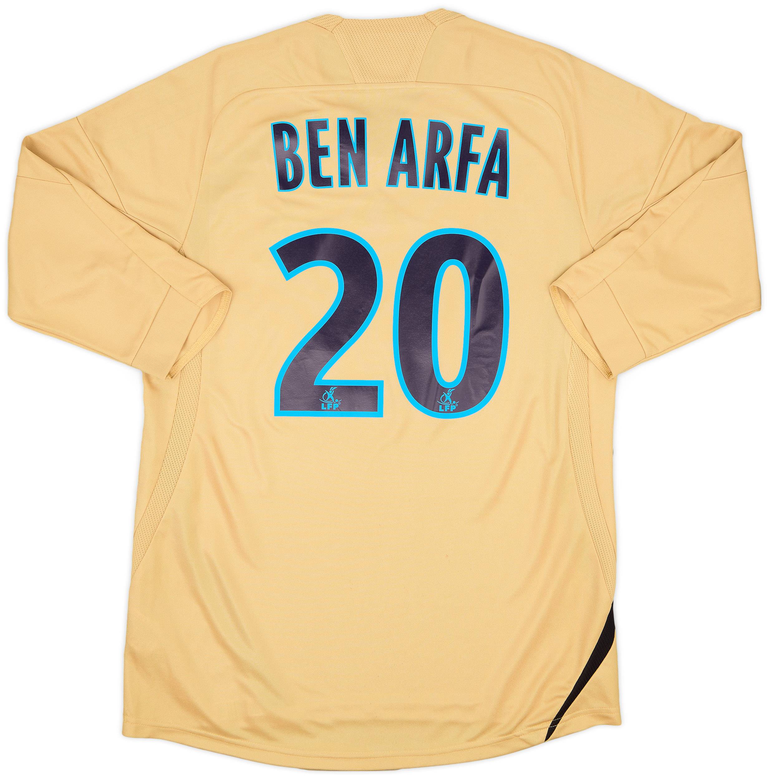 2008-09 Olympique Marseille Third Shirt Ben Arfa #20 - 9/10 - (M)