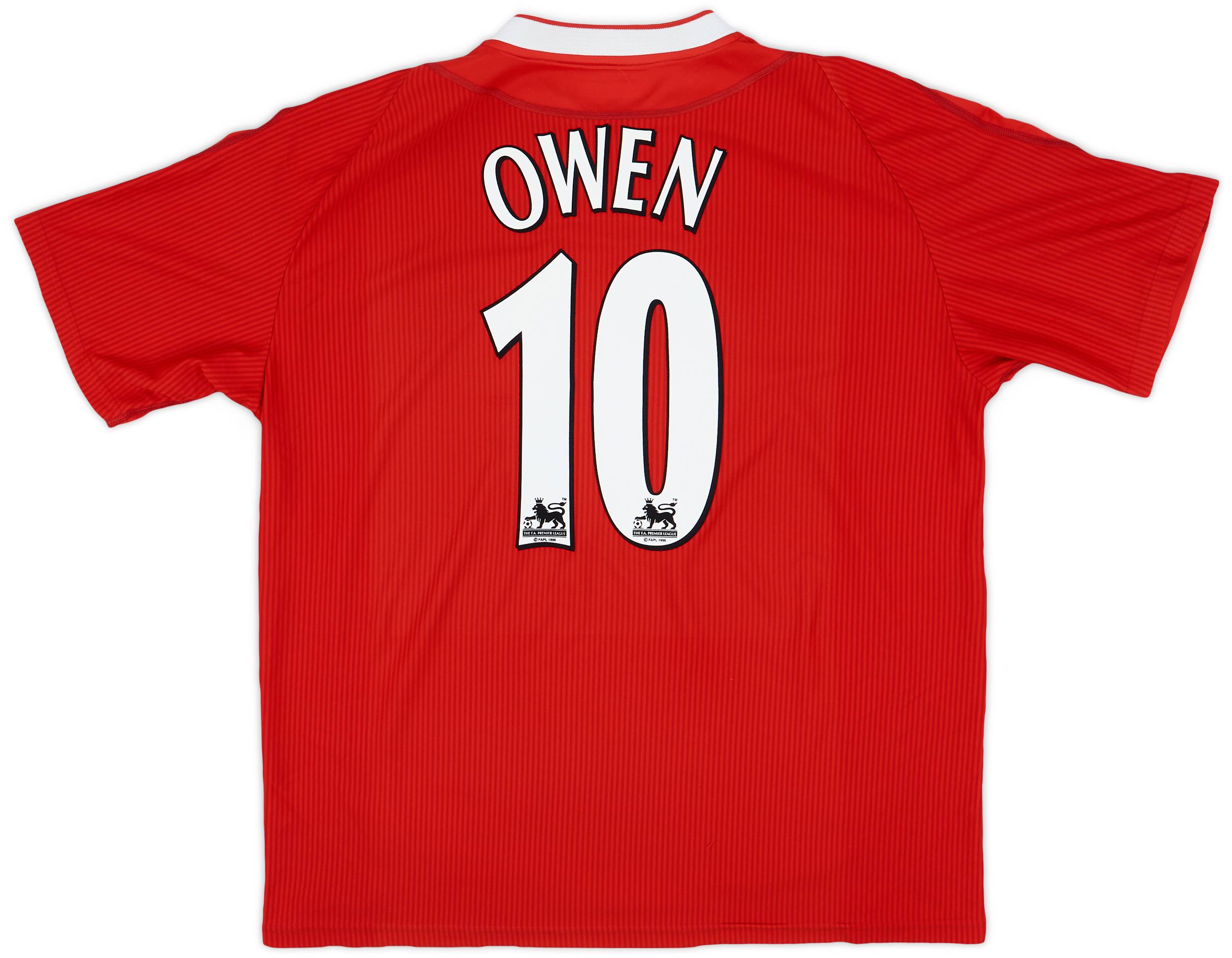 2002-04 Liverpool Home Shirt Owen #10 - 5/10 - (XL)