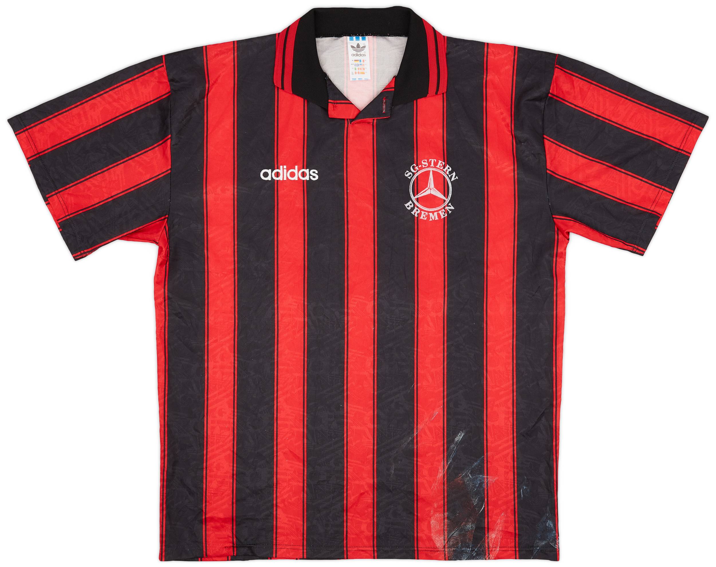 1990s adidas Template L S Shirt SG Stern Bremen 10 5 10 XL