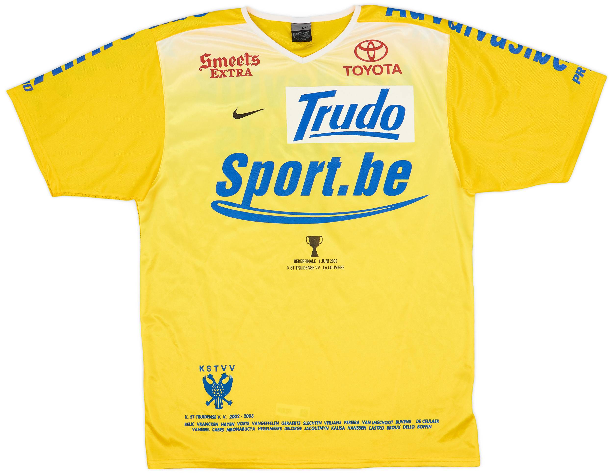 2002-03 Sint-Truidense Cup Winners Home Shirt - 8/10 - (M)