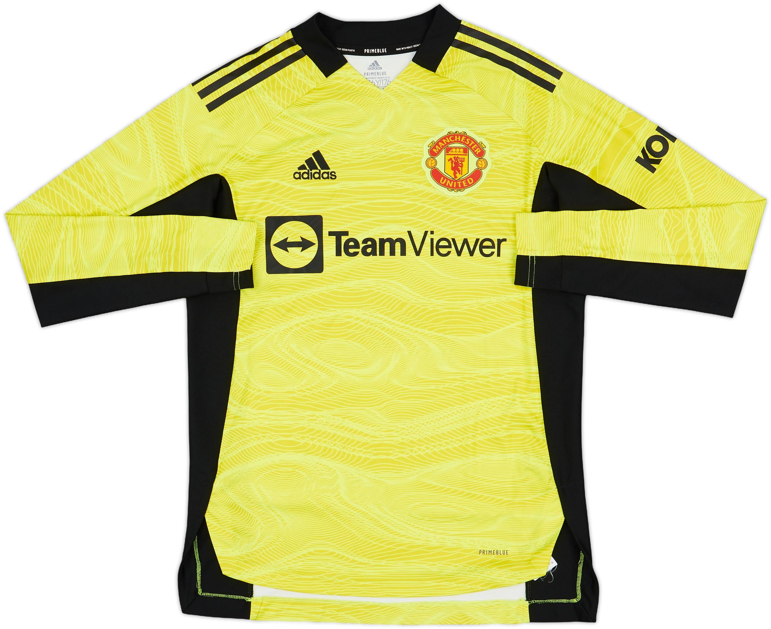 マンチェスター・ユナイテッド DE GEA ゴールキーパーシャツ 2021-22 Manchester United GK Shirt De Gea #1 - 10/10 - (XL.Boys)