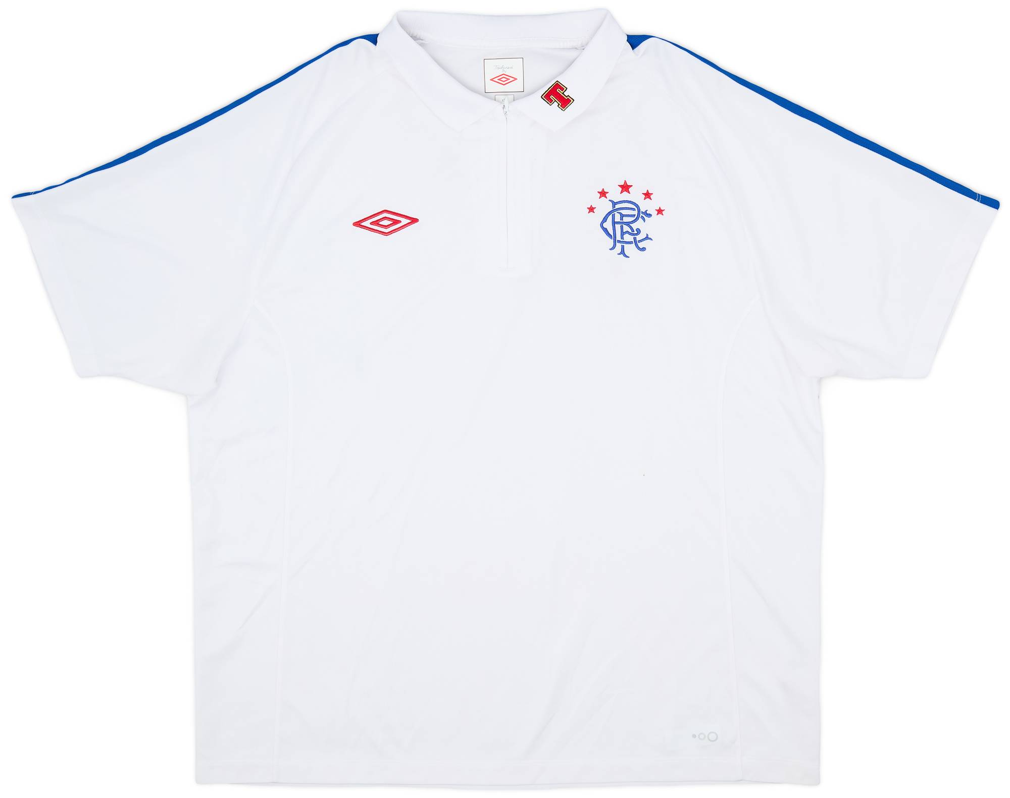 2007-08 Rangers Umbro 1/4 Zip Polo - 9/10 - (XXL)
