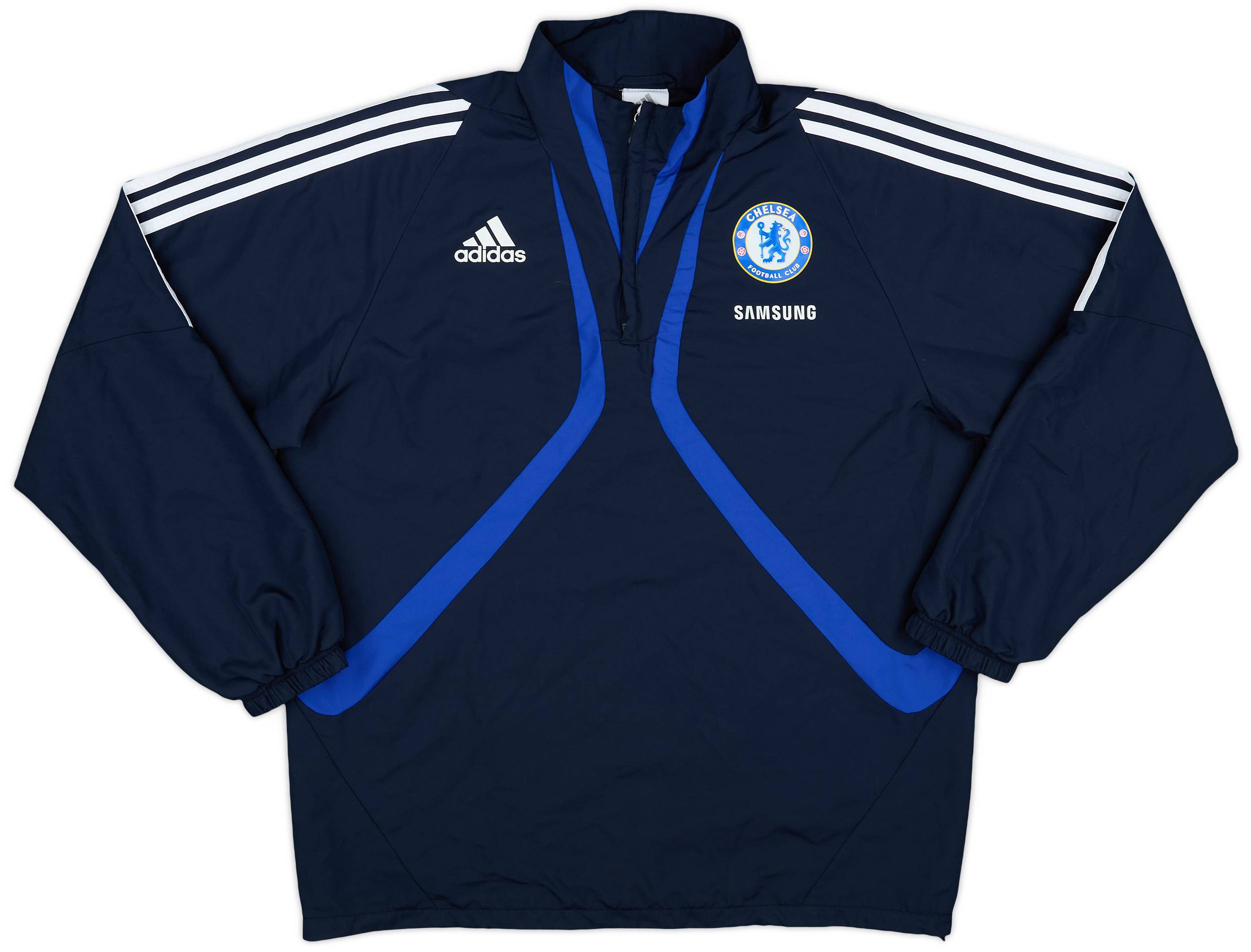 2009-10 Chelsea adidas 1/4 Zip Training Top - 8/10 - (M/L)