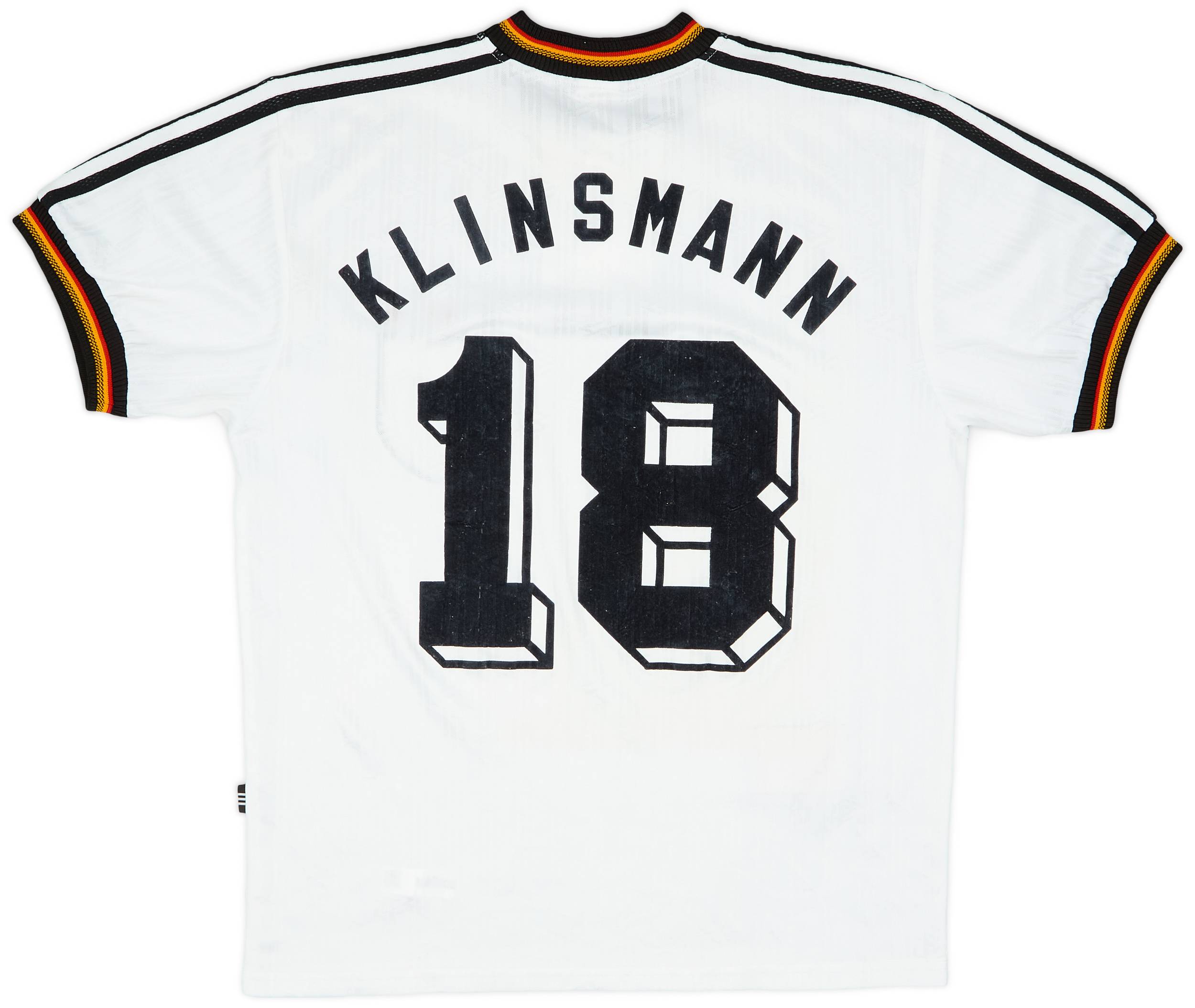1996-98 Germany Home Shirt Klinsmann #18 - 7/10 - (M)