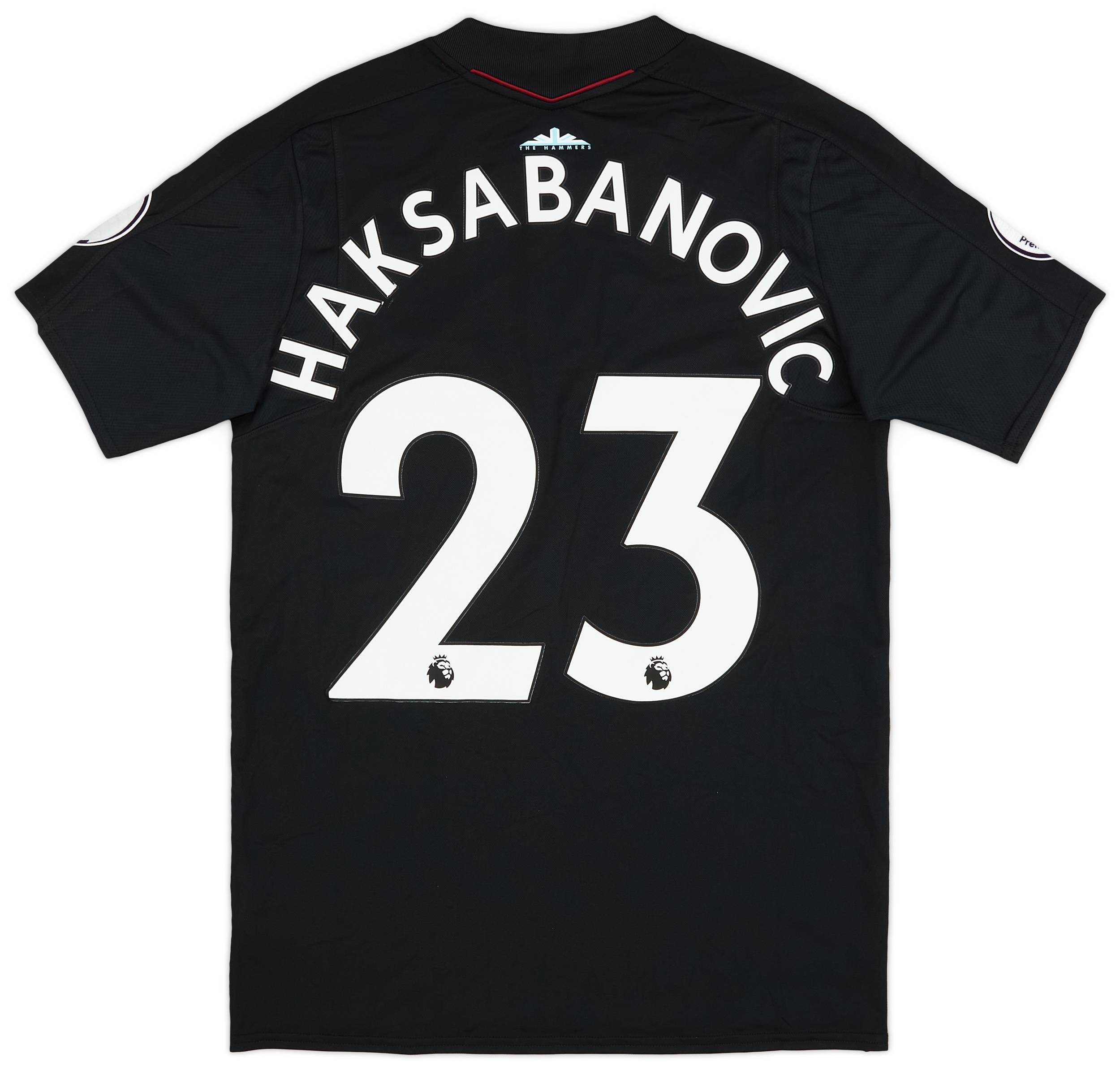 2017-18 West Ham Match Issue Away Shirt Haksabanovic #23