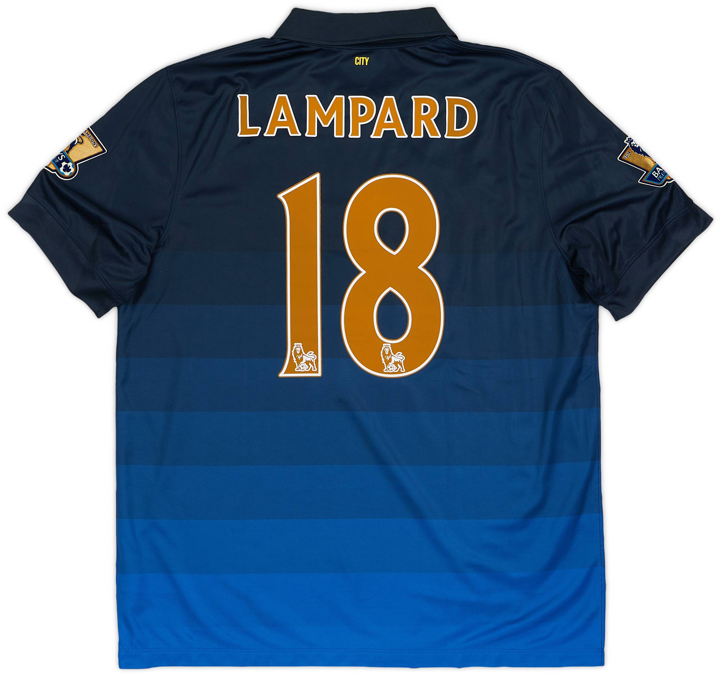 2014 15 Manchester City Away Shirt Lampard 18 XL