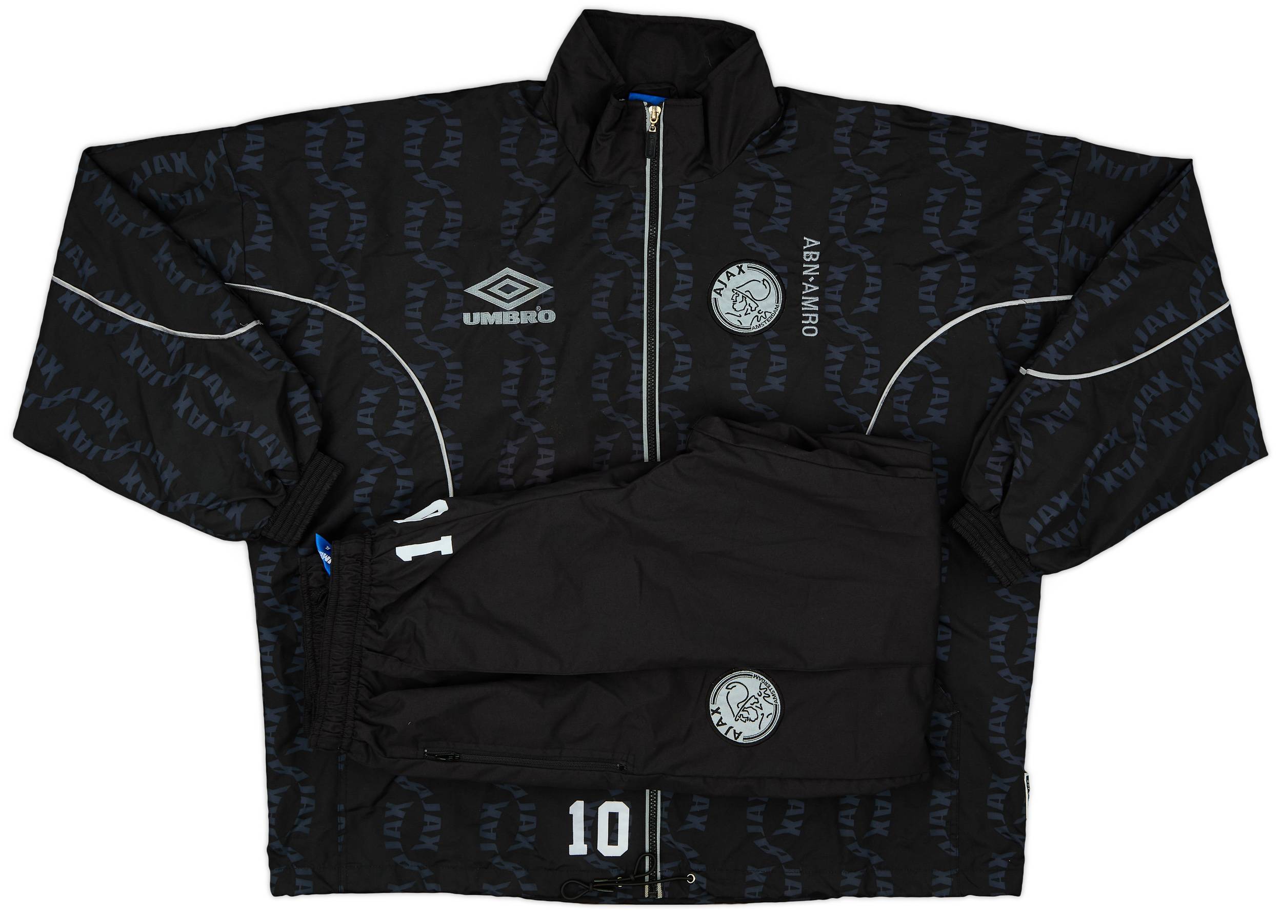 1998-99 Ajax Player Issued Umbro Tracksuit #10 (Litmanen)