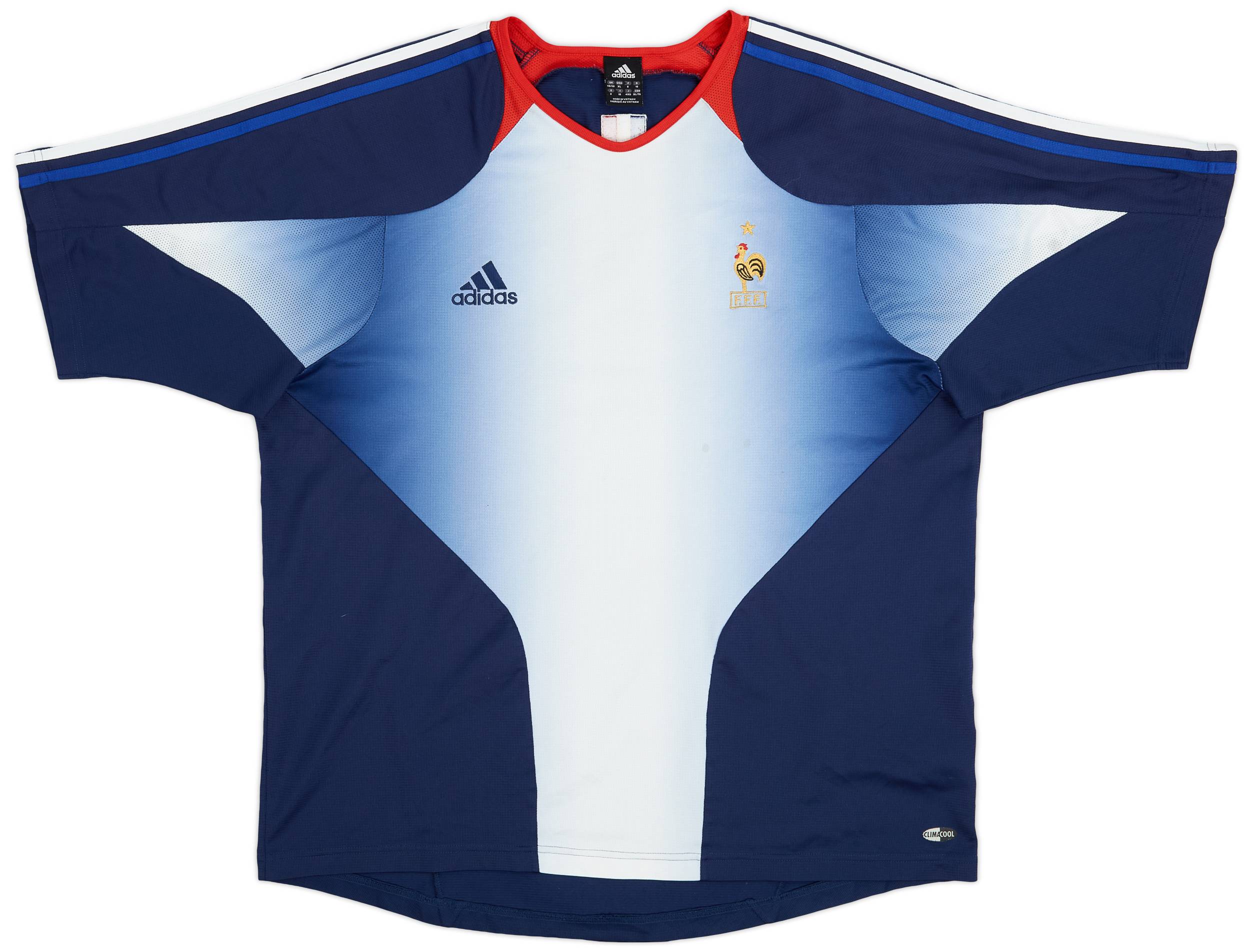 2004-06 France adidas Training Shirt - 7/10 - (XXL)