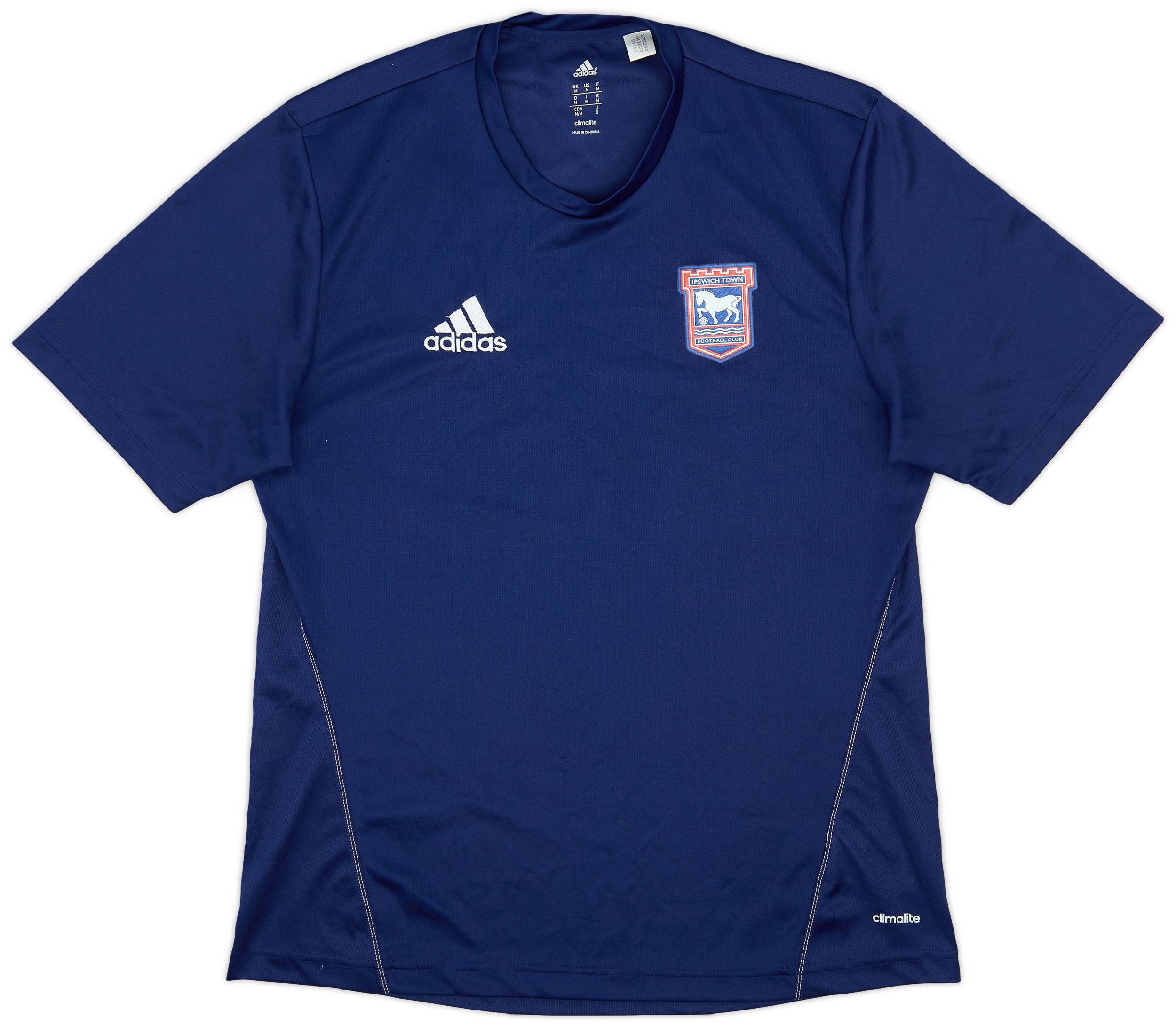 2015 16 Ipswich Town adidas Training Shirt 8 10 M