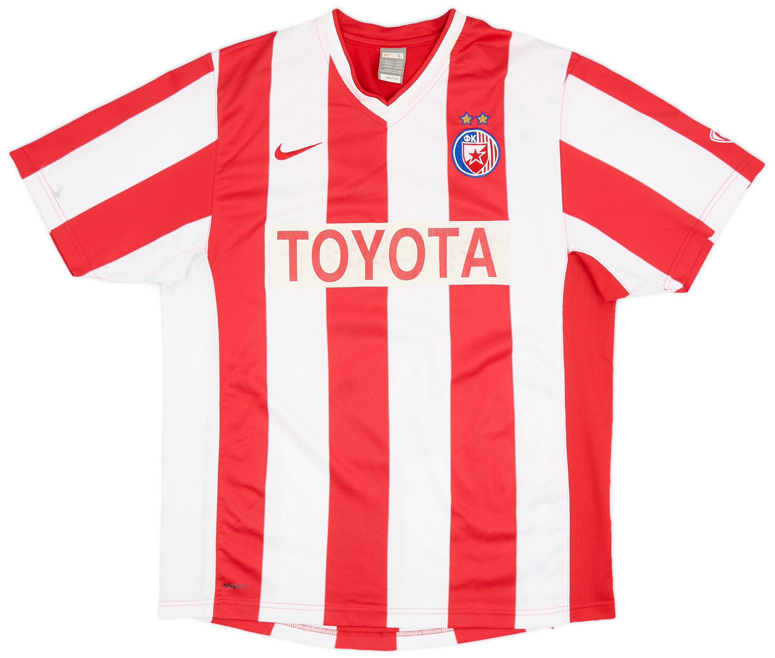 2007-08 Red Star Belgrade Home Shirt - 6/10 - (XL)