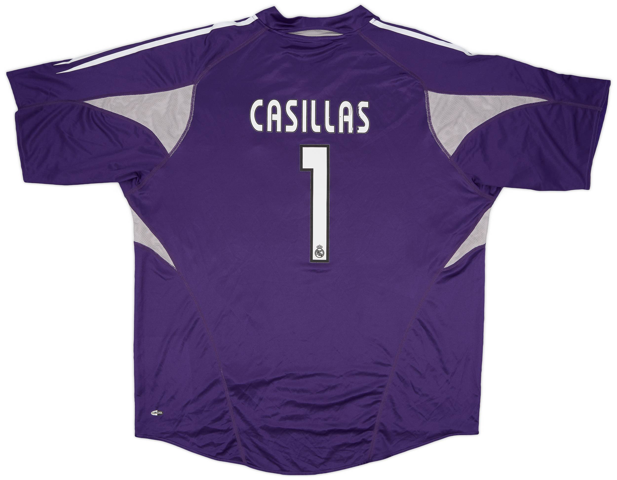 2004-05 Real Madrid GK S/S Shirt Casillas #1 - 6/10 - (XXL)