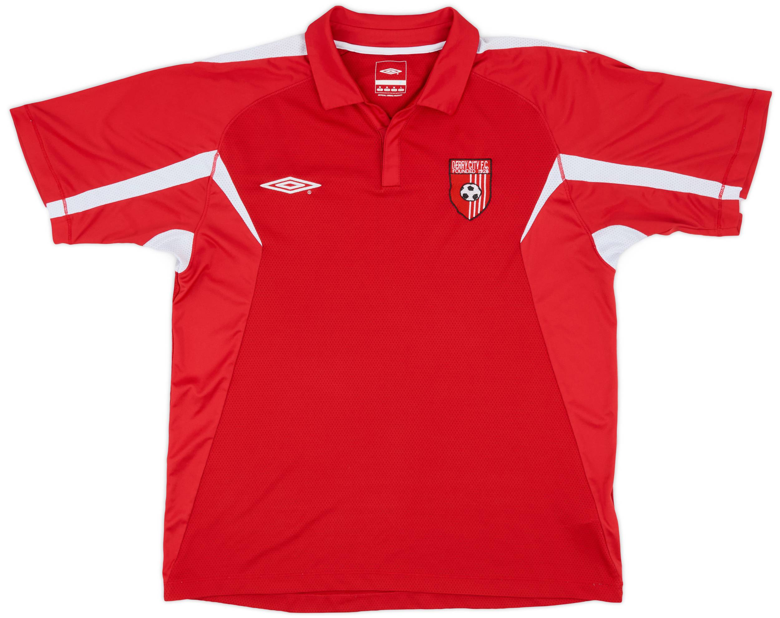2006 Derry City Umbro Polo Shirt - 8/10 - (M)