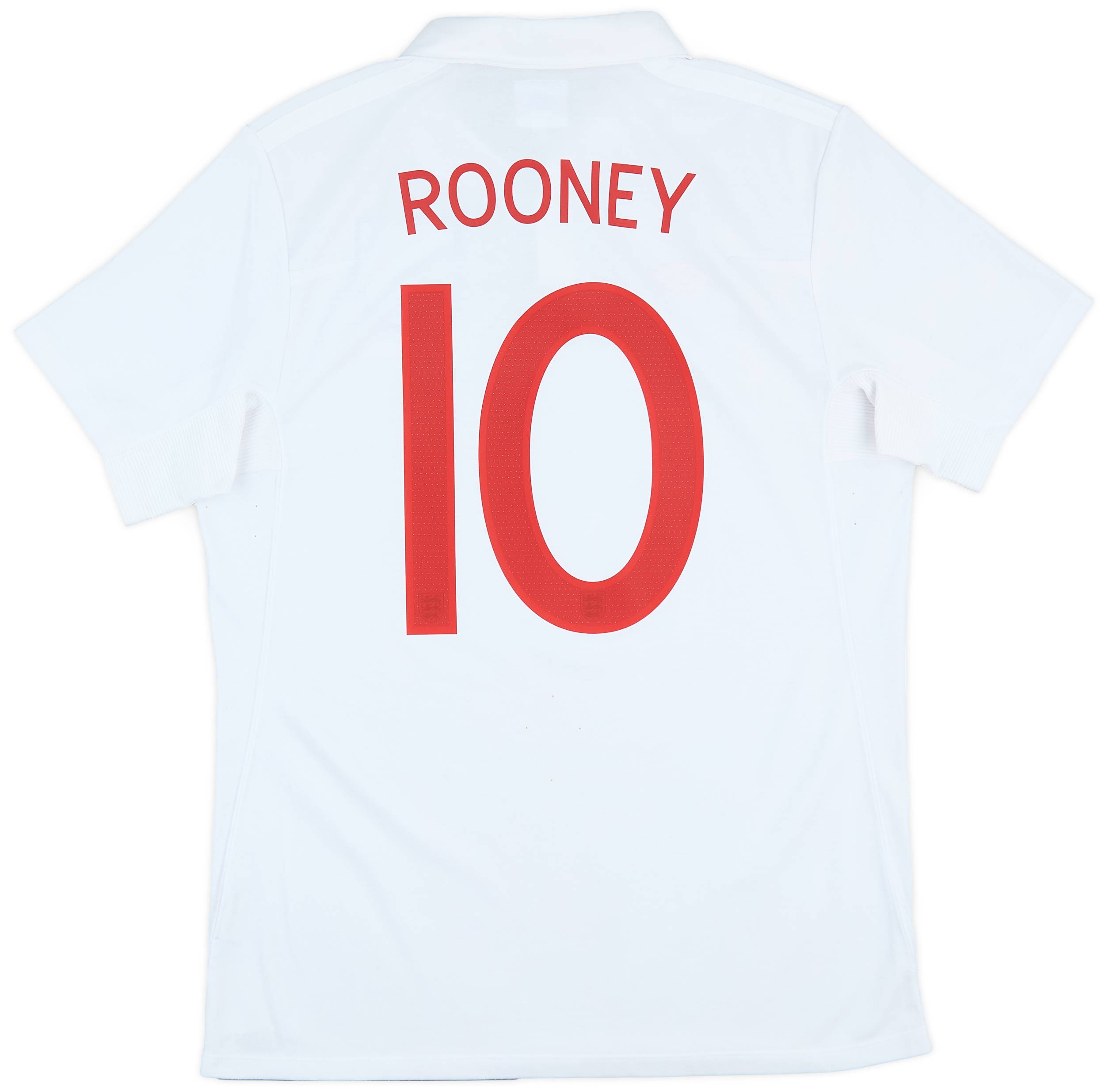 2009-10 England 'South Africa' Home Shirt Rooney #10 - 8/10 - (M)