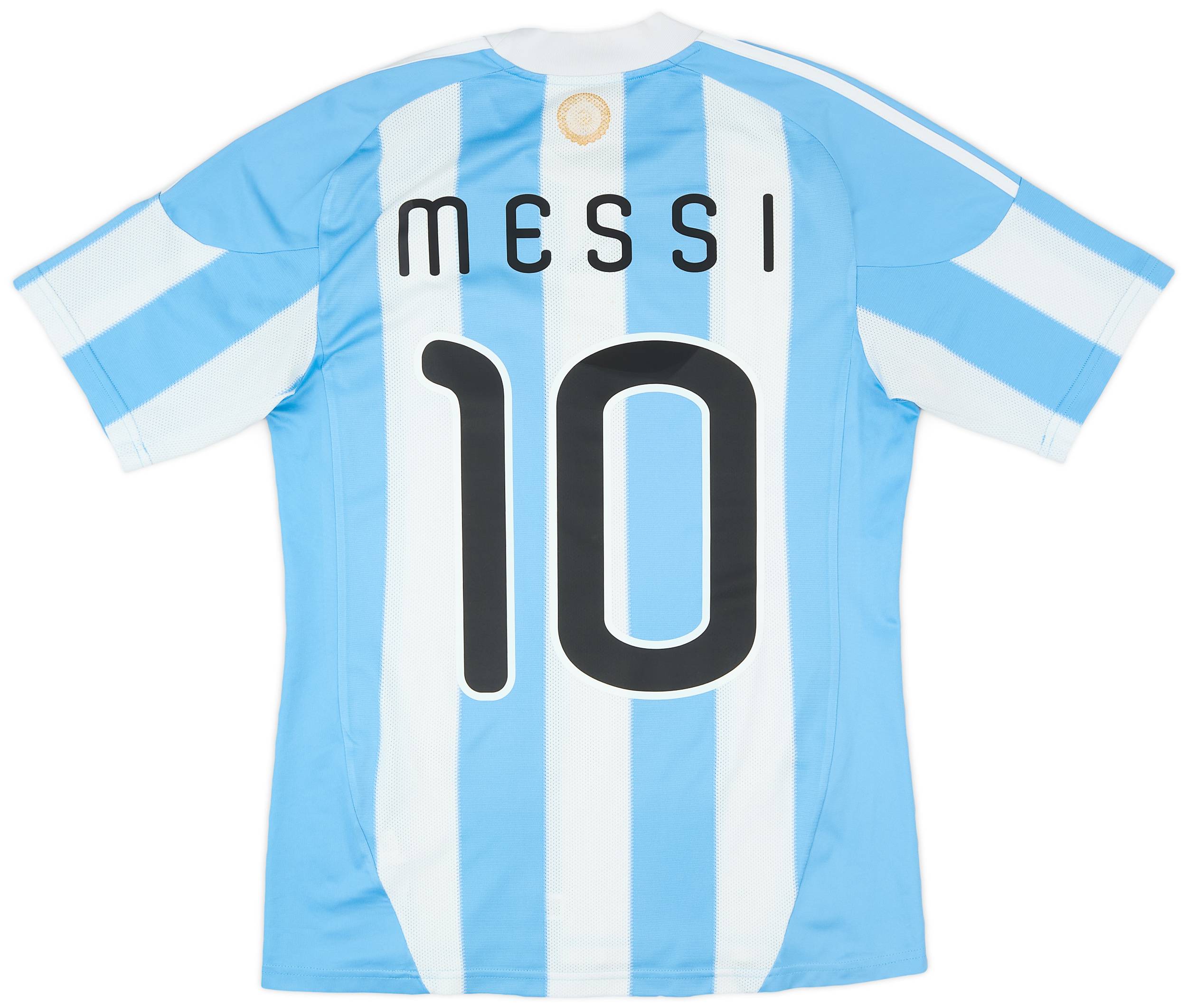 2010-11 Argentina Home Shirt Messi #10 - 7/10 - (M)