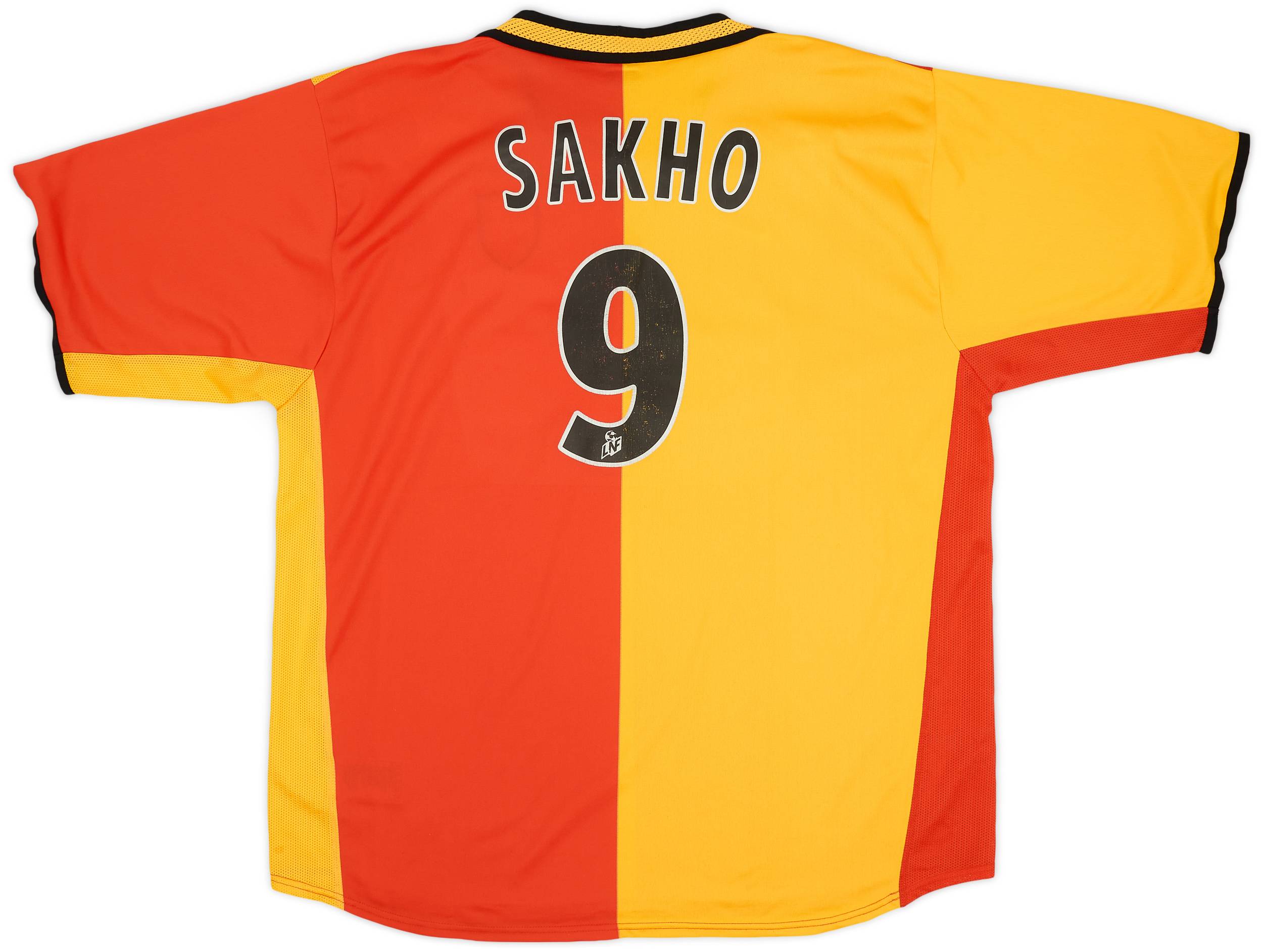 2001-02 Lens Home Shirt Sakho #9 - 7/10 - (XXL)
