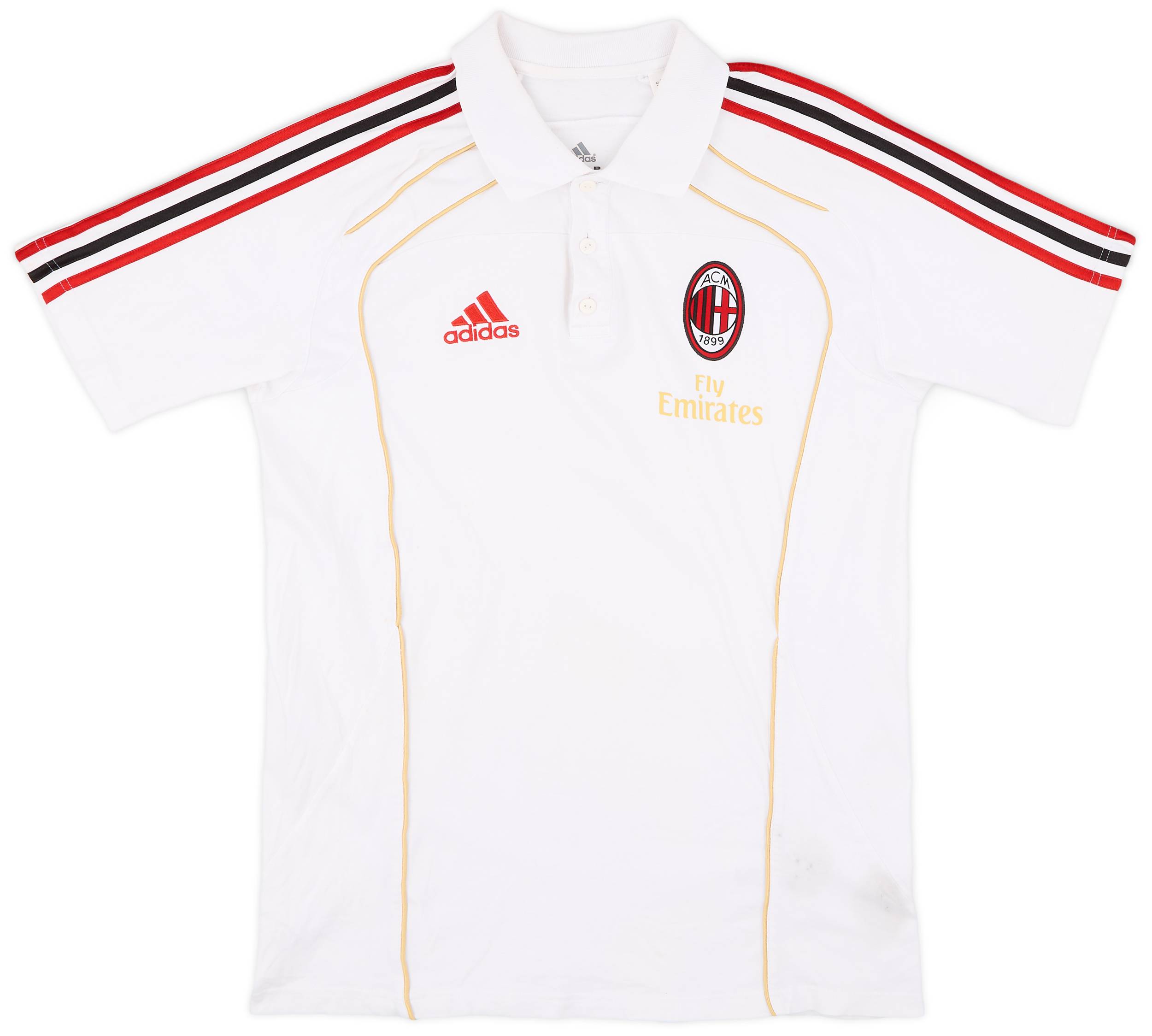 2010-11 AC Milan adidas Polo Shirt - 7/10 - (M)