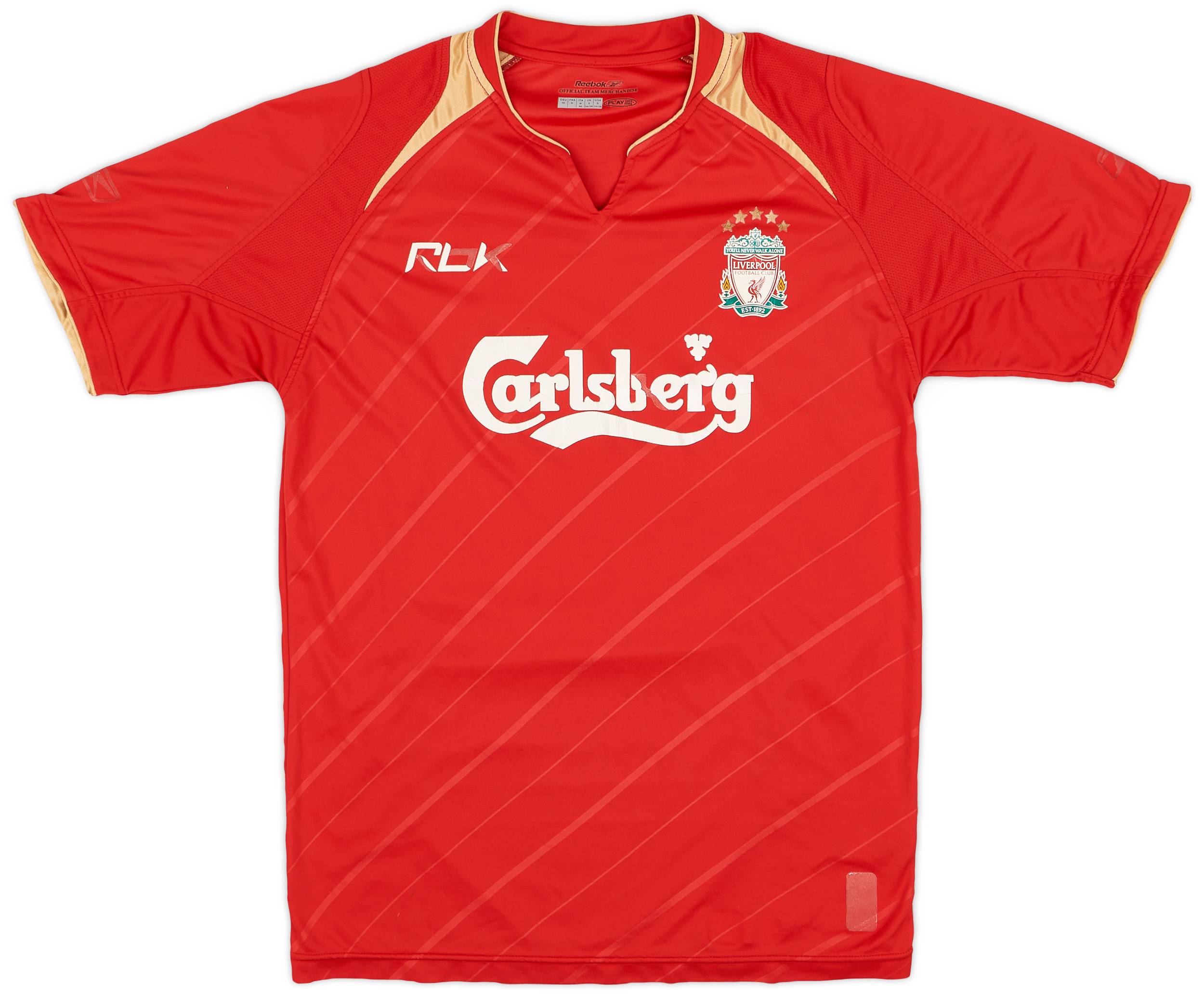 2005-06 Liverpool CL Home Shirt - 4/10 - (S)