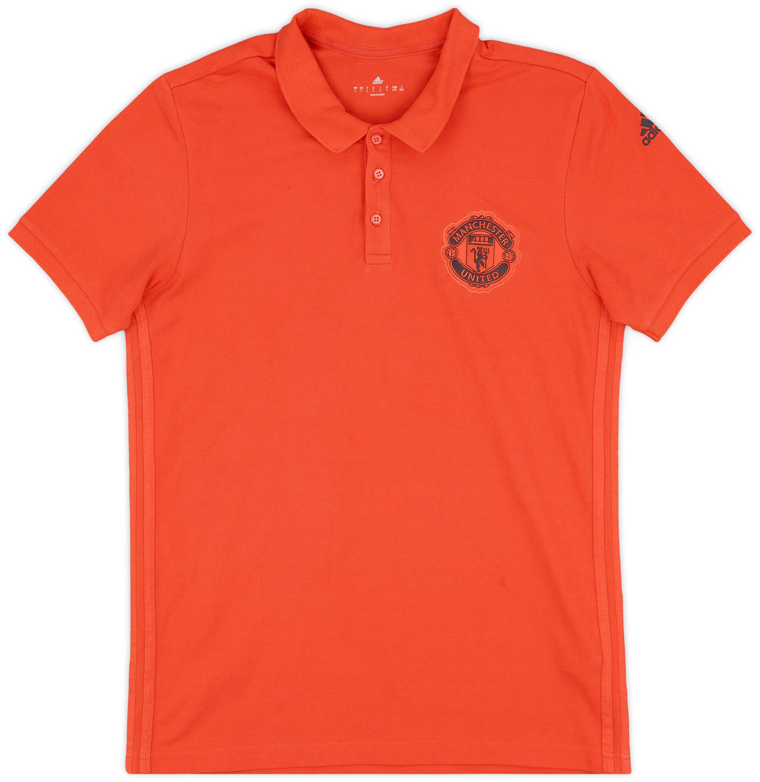 2016-17 Manchester United adidas Polo Shirt - 9/10 - (L)