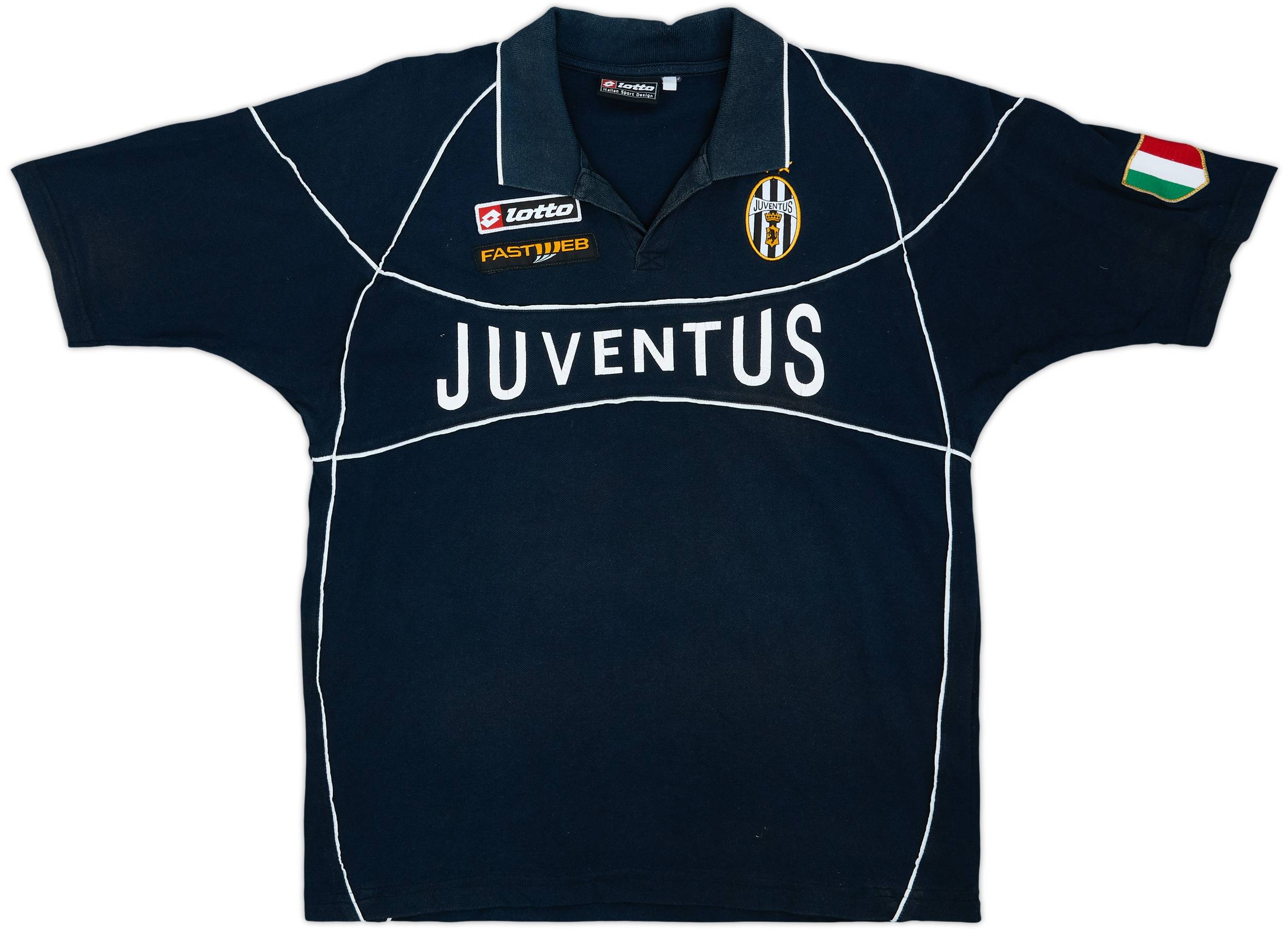 2001-02 Juventus Lotto Polo Shirt - 7/10 - (XXL)