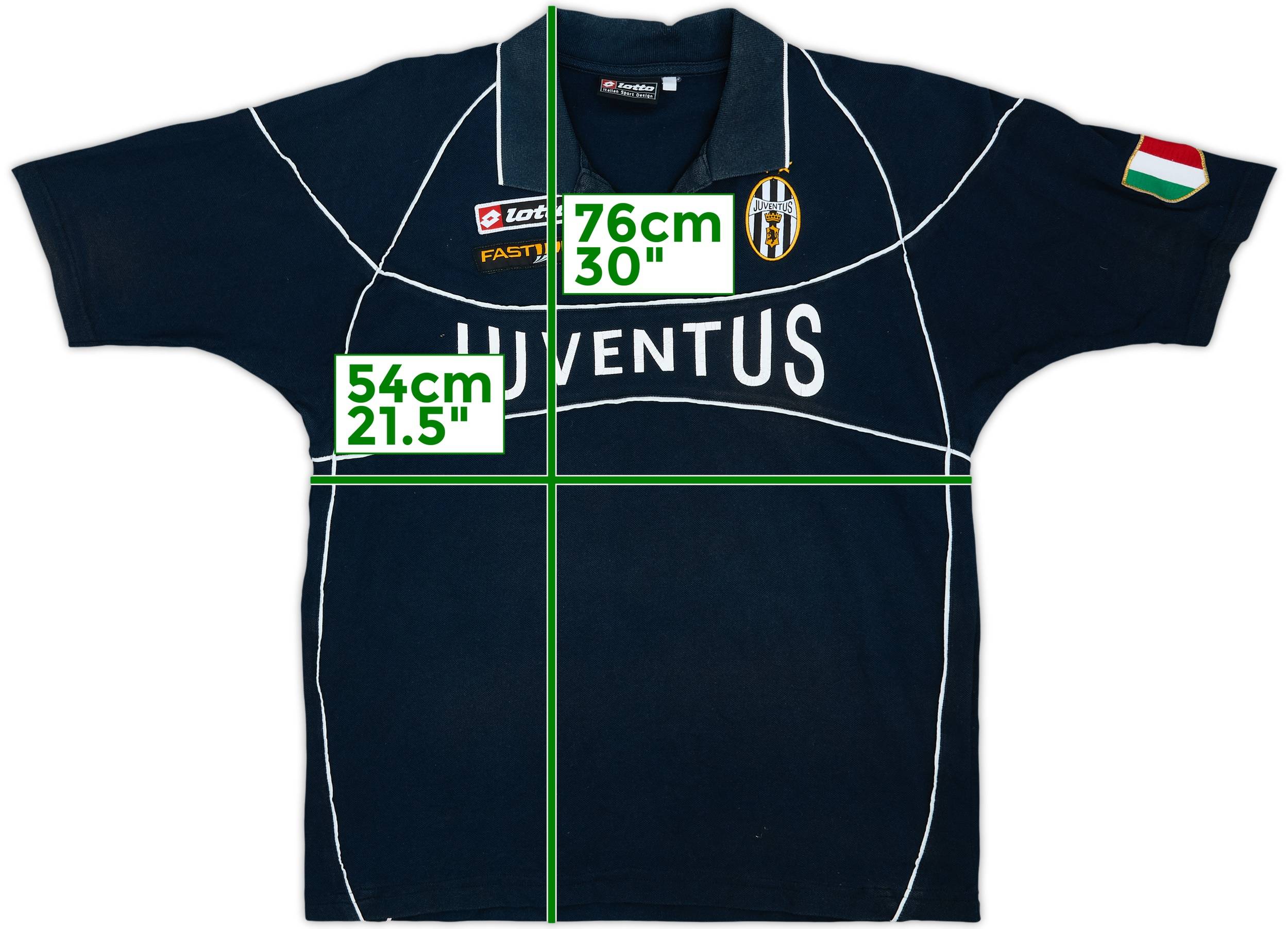 2001-02 Juventus Lotto Polo Shirt - 7/10 - (XXL)