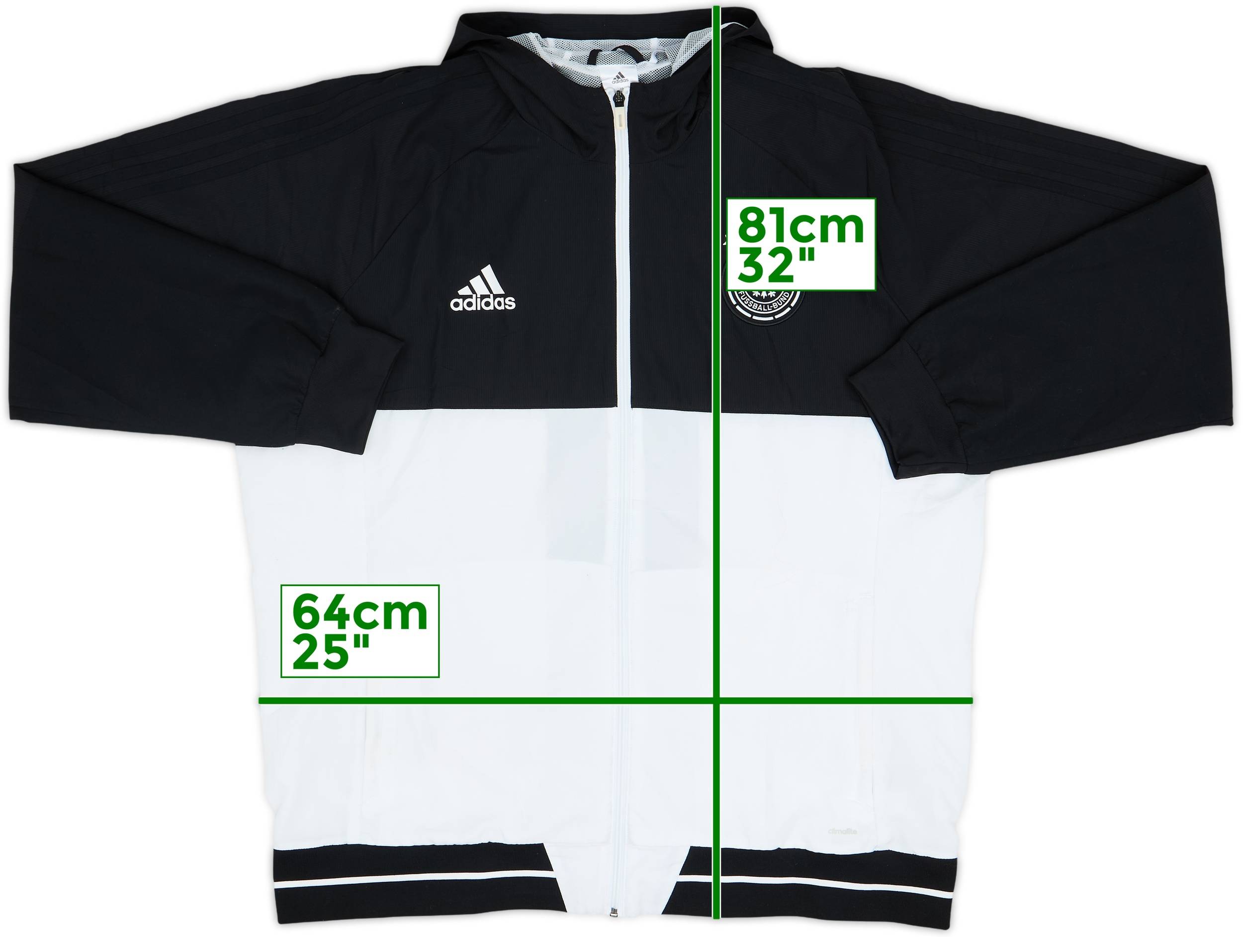 2016-17 Germany adidas Hooded Track Jacket - 7/10 - (XXL)