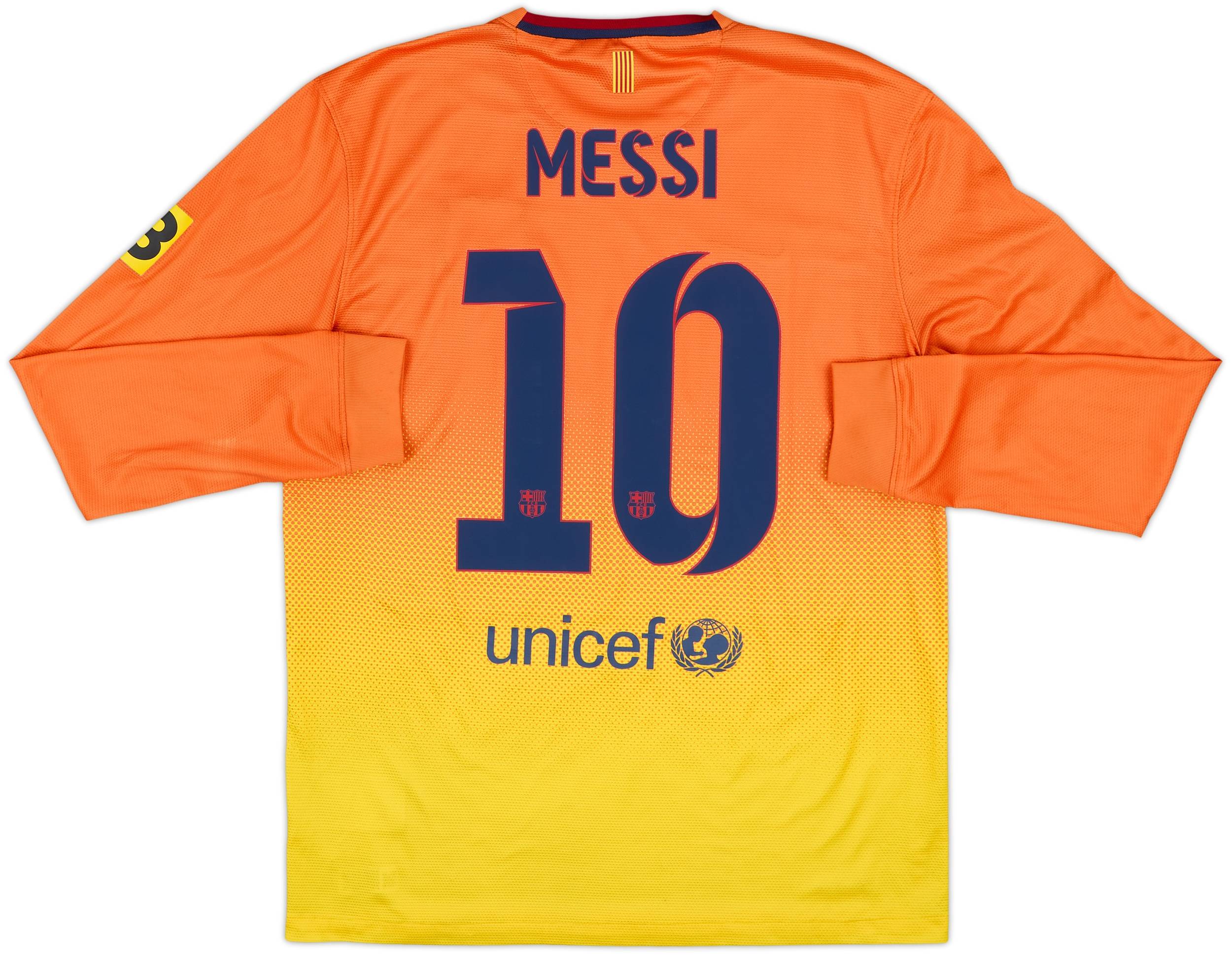 FC バルセロナ12/13アウェイユニフォームMessi 10 S 2012-13 Barcelona Away L/S Shirt Messi #10 - 6/10 - (M)